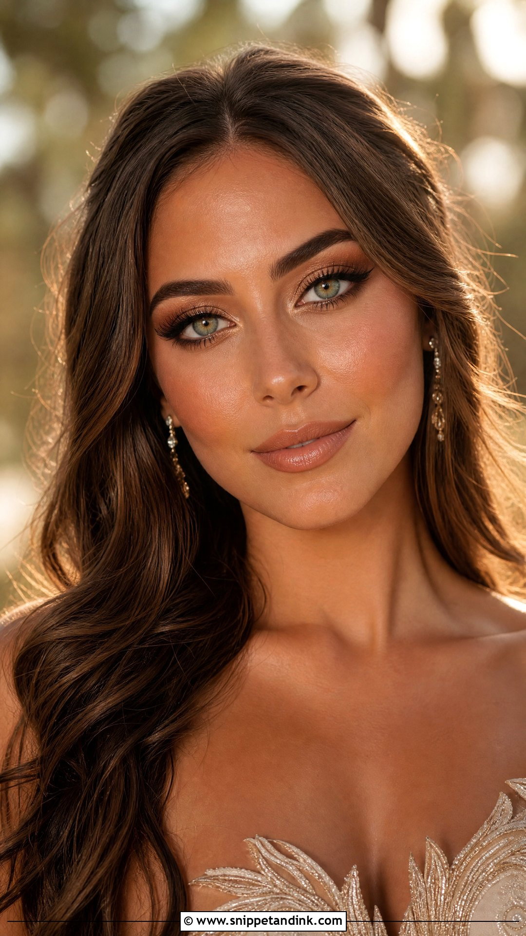 Bronze Bridal Makeup For Green Eyes - Snippet and Ink - 20 Natural Glam Bridal Makeup for Green Eyes
