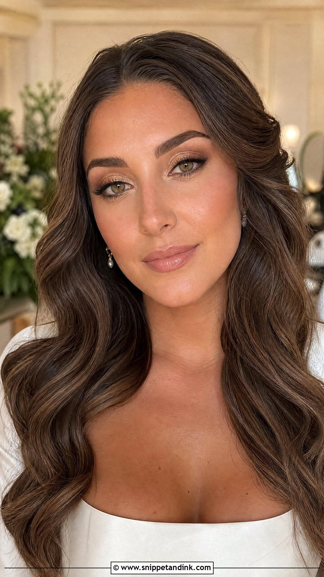 Bronze Bridal Makeup For Hazel Eyes - Snippet and Ink - 20 Bronzey Glowy Bridal Makeup Ideas