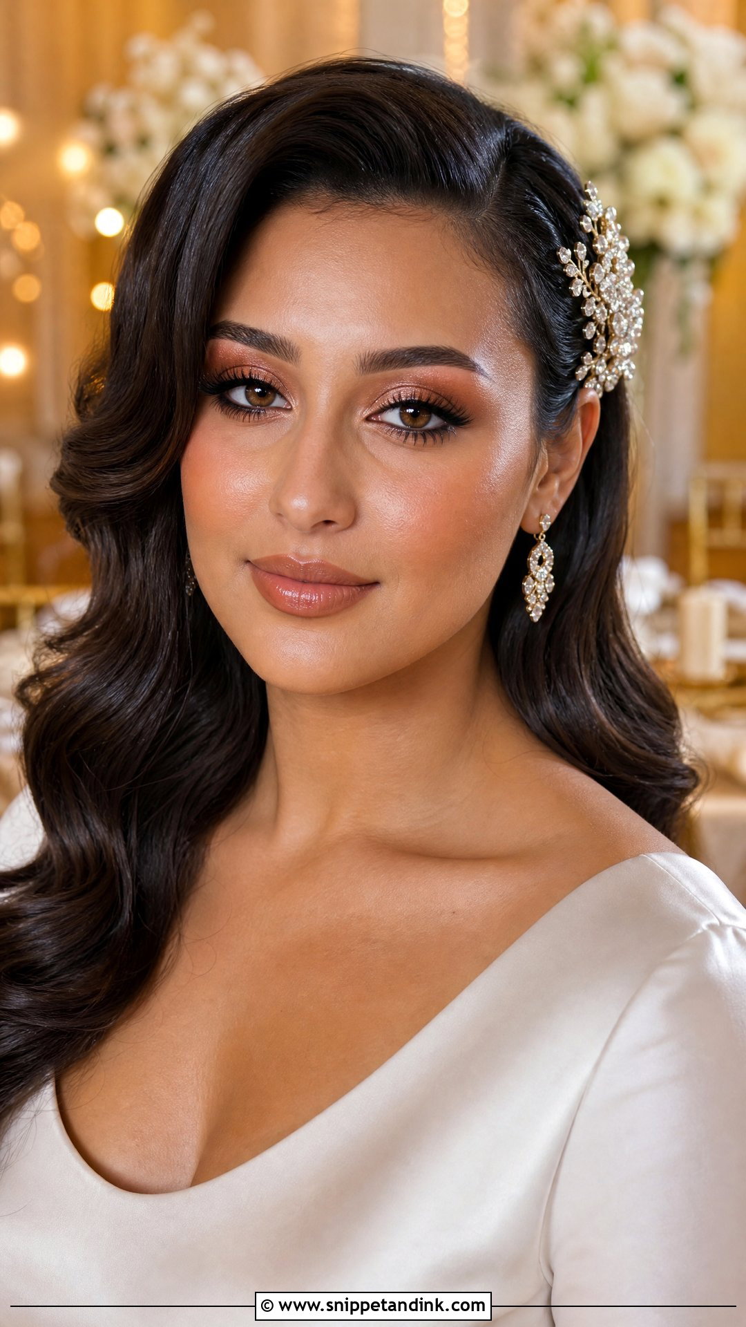 Bronze Bridal Makeup For Olive Skin - Snippet and Ink - 20 Bridal Makeup Olive Skin Ideas