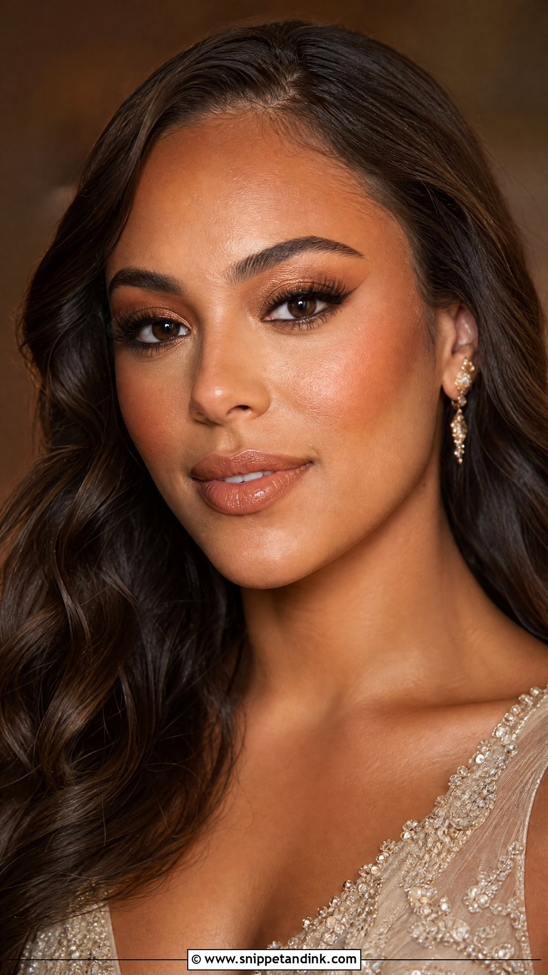 Bronze Bridal Makeup On Brown Skin - Snippet and Ink - 20 Bridal Makeup on Brown Skin Ideas