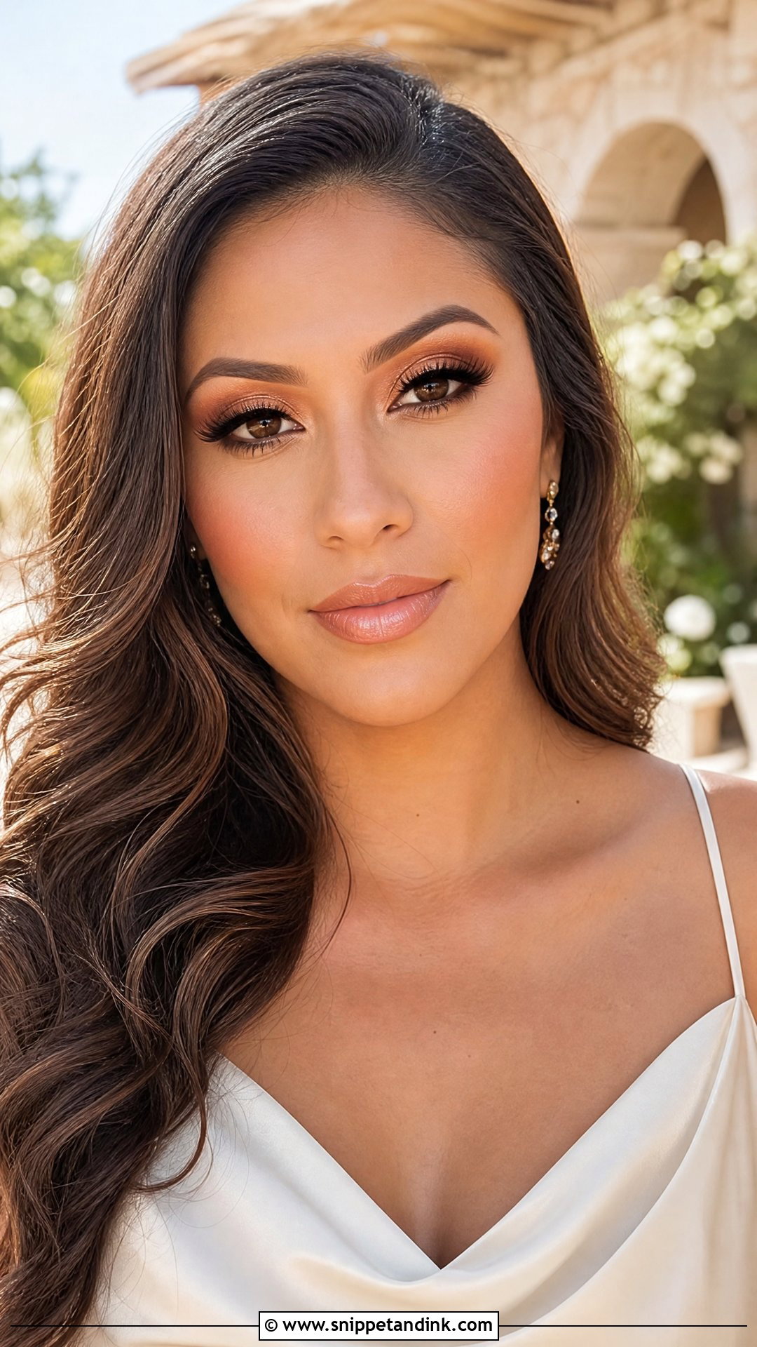 Bronze Bridal Makeup for Brown Eyes - Snippet and Ink - 20 Wedding Bride Makeup for Brown Eyes