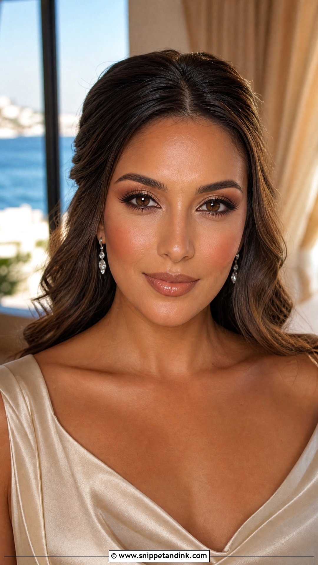 Bronze Bridal Makeup for Brown Eyes - Snippet and Ink - 25 Bridal Make Up for Brown Eyes