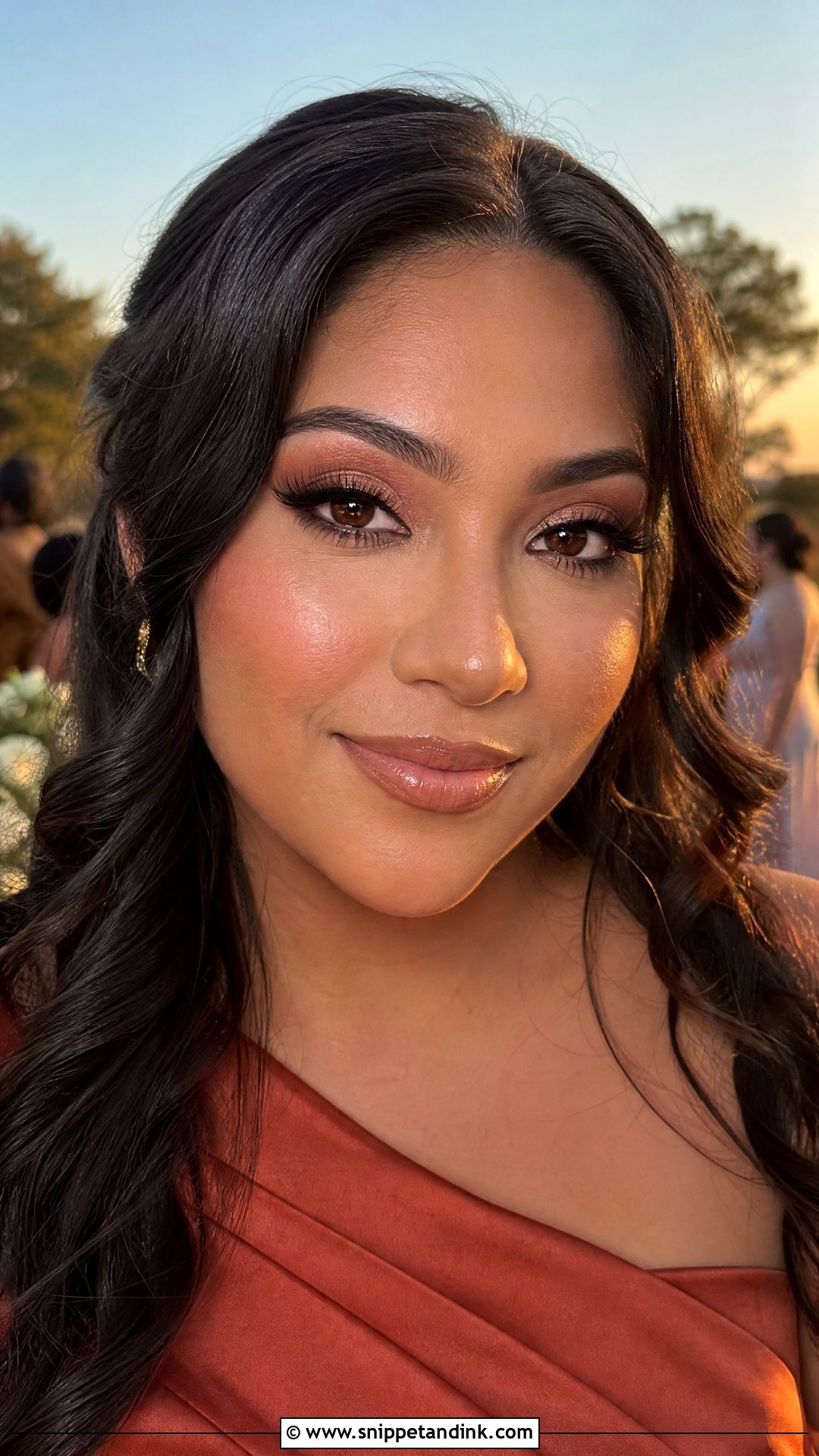 Bronze Bridesmaid Makeup for Brown Eyes - Snippet and Ink - 20 Bridesmaid Makeup for Brown Eyes Wedding