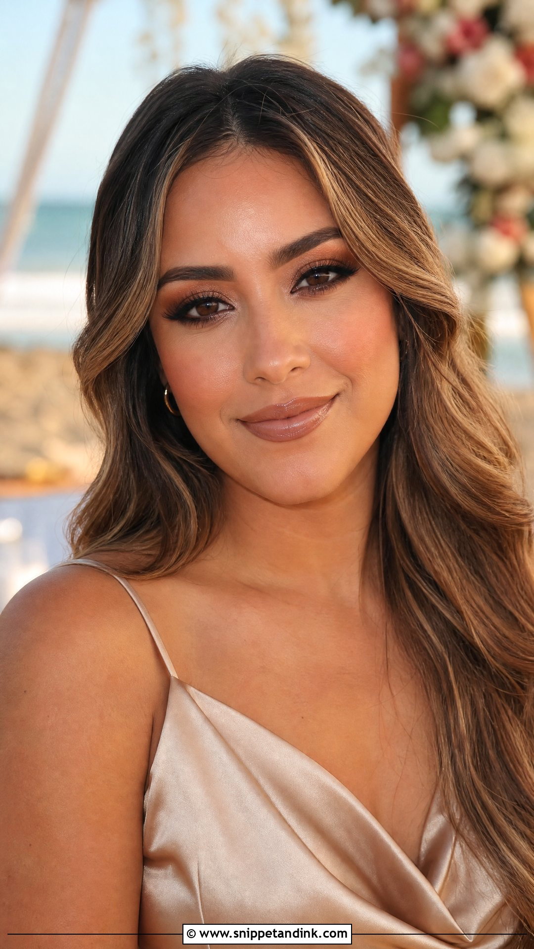 Bronze Brown Wedding Makeup - Snippet and Ink - 20 Brown Wedding Makeup Ideas