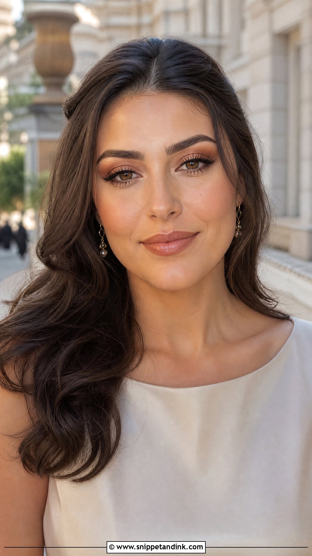 Bronze Civil Wedding Makeup - Snippet and Ink - 20 Civil Wedding Makeup Brides