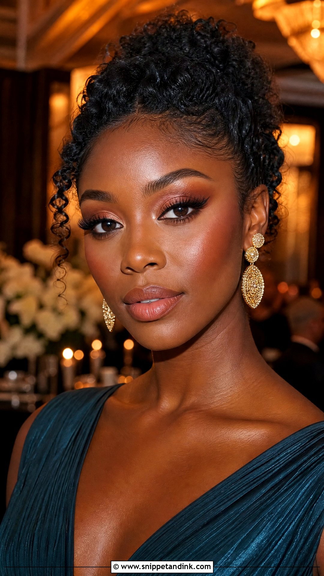 Bronze Glow Wedding Guest Makeup - Snippet and Ink - 20 Black Tie Wedding Guest Makeup Ideas