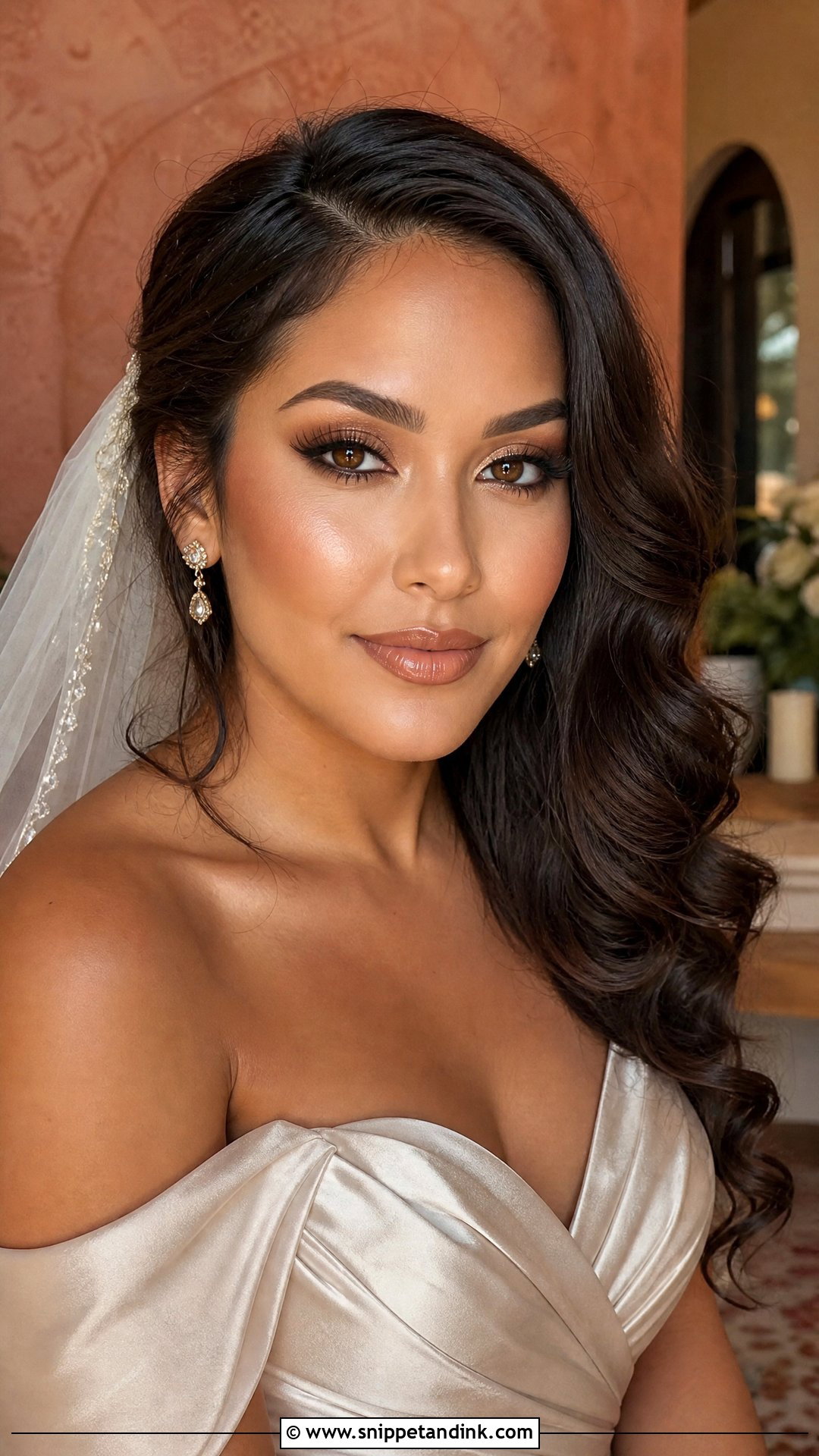 Bronze Gold Bridal Makeup - Snippet and Ink - 20 Gold Bridal Makeup Ideas
