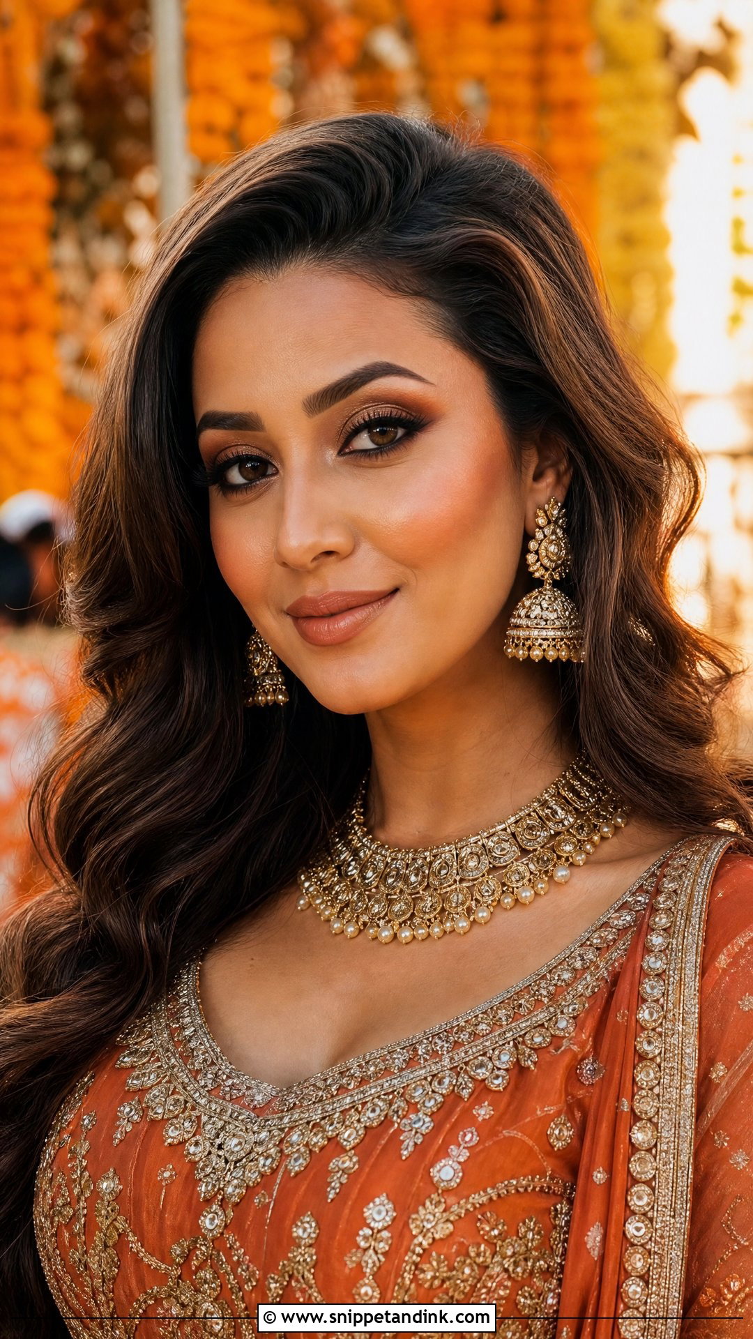 Bronze Indian Wedding Guest Makeup - Snippet and Ink - 25 Indian Wedding Guest Makeup Ideas