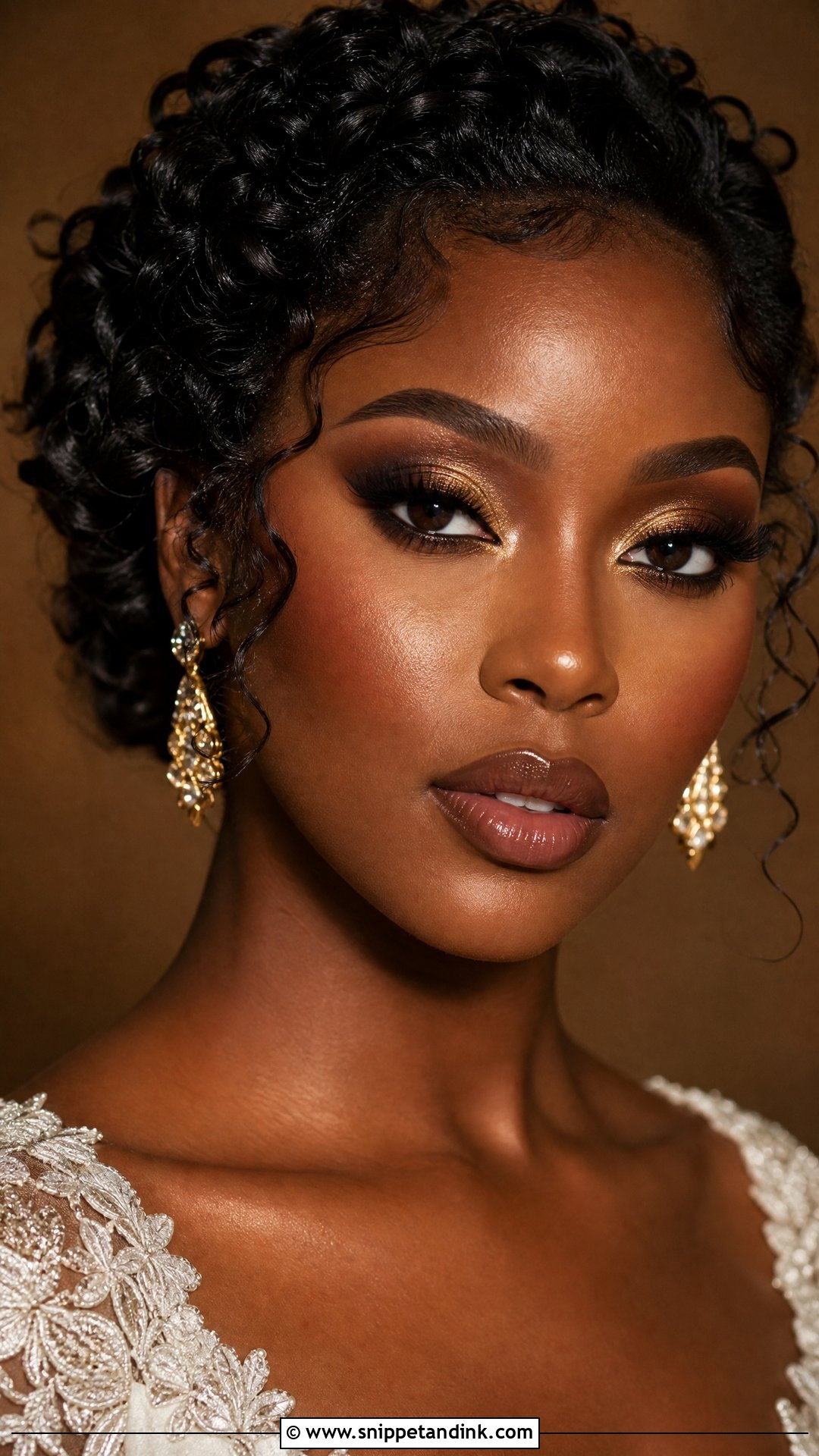 Bronze Makeup For Deep Skin - Snippet and Ink - 20 Bronze Makeup Look Wedding Ideas