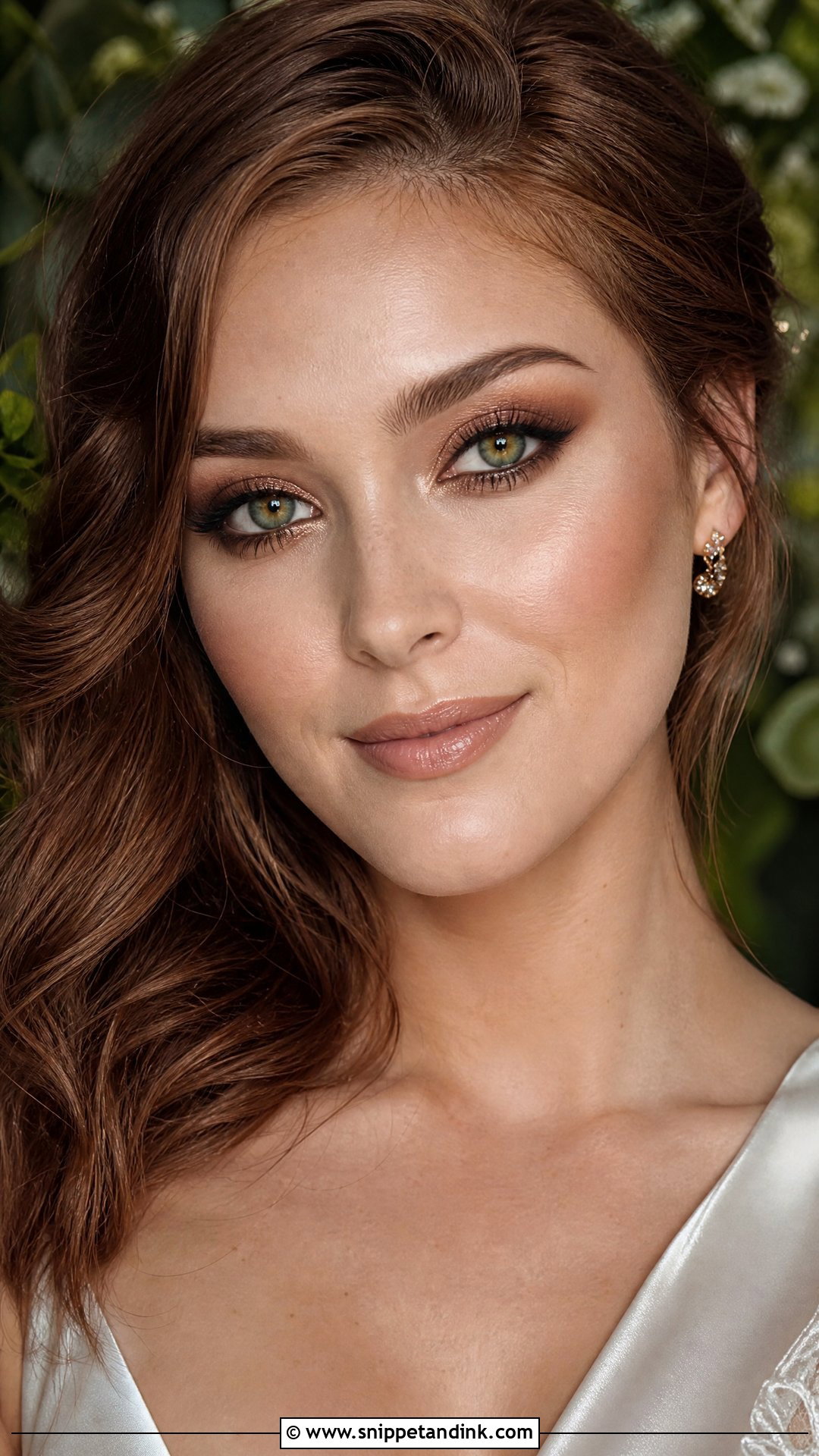Bronze Makeup For Green Eyes - Snippet and Ink - 20 Bronze Makeup Look Wedding Ideas