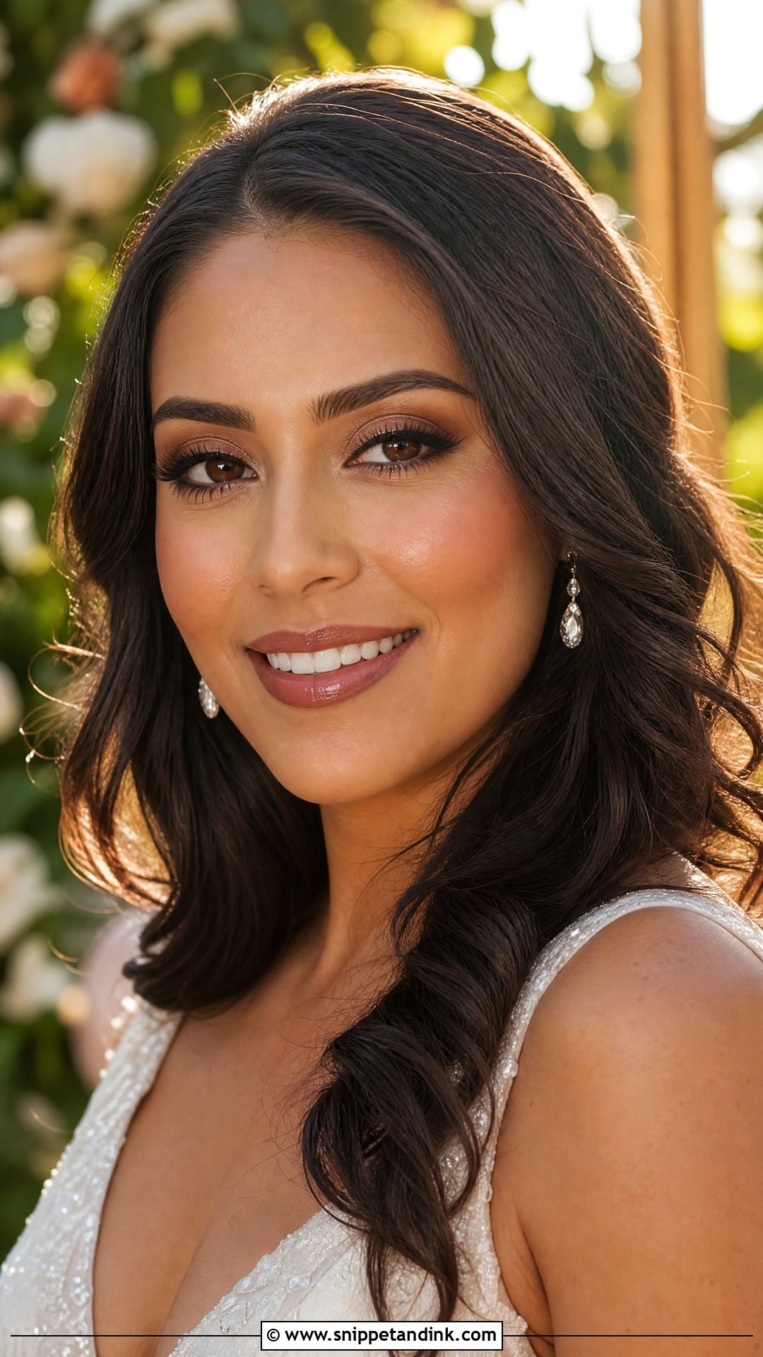 Bronze Natural Glam Wedding Makeup - Snippet and Ink - 25 Natural Glam Wedding Make Up Ideas
