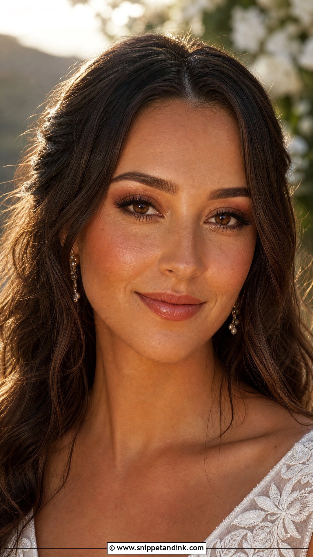 Bronze Natural Wedding Makeup For Brown Eyes - Snippet and Ink - 20 Natural Wedding Makeup for Brown Eyes Brunettes