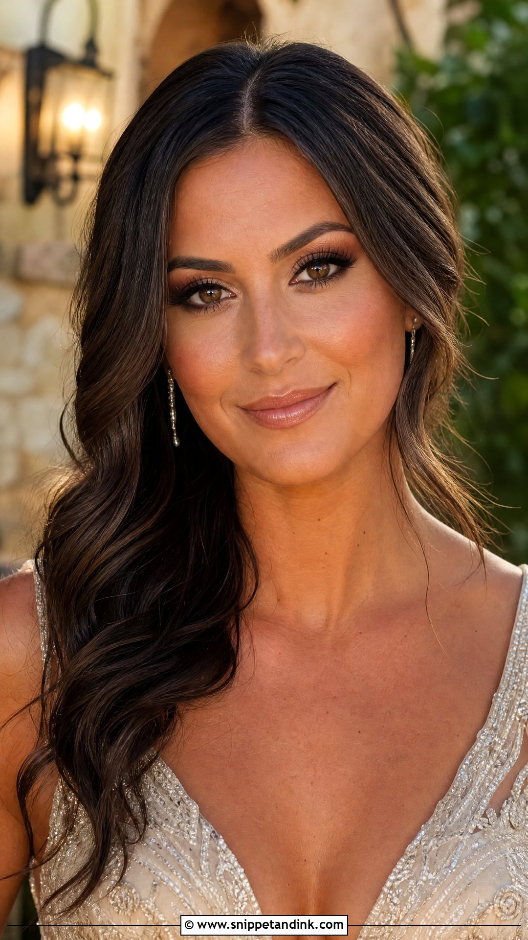 Bronze Neutral Wedding Makeup for Brown Eyes - Snippet and Ink - 20 Neutral Wedding Makeup for Brown Eyes