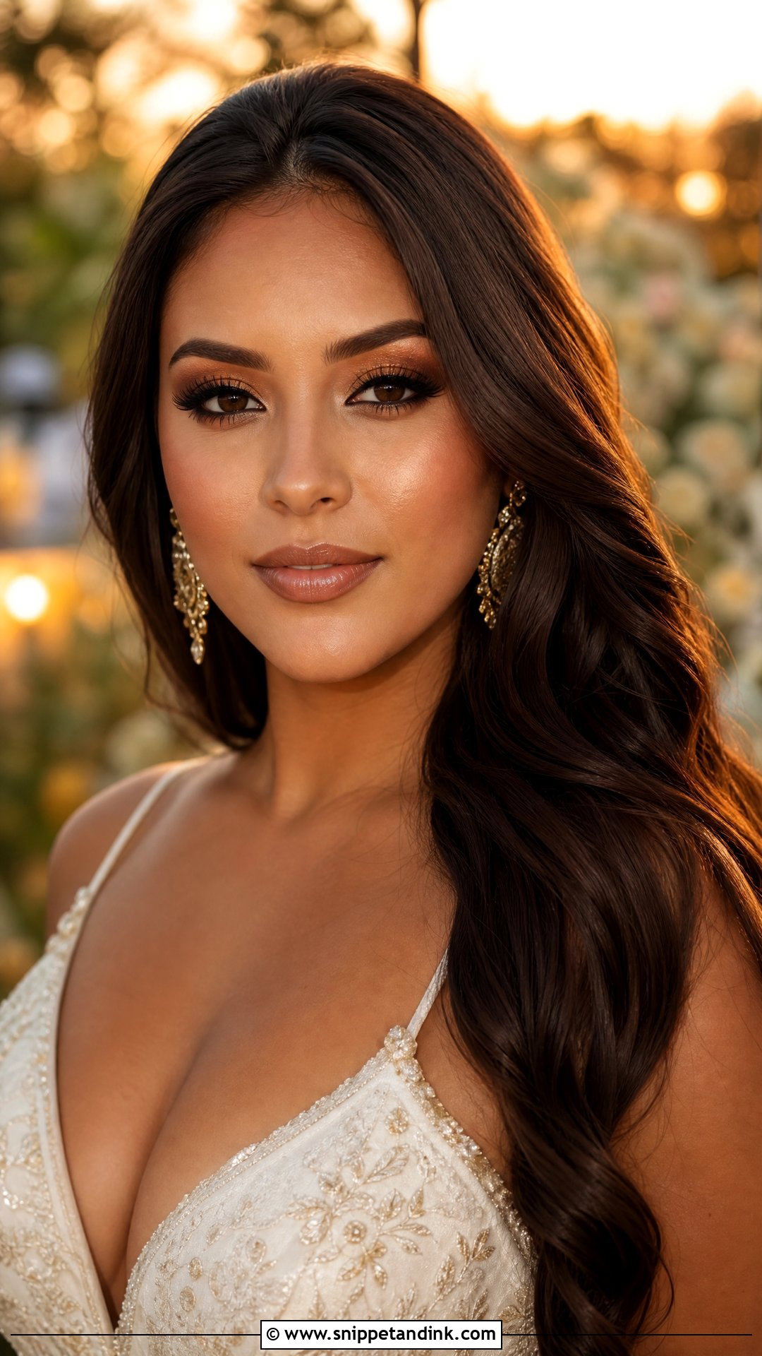 Bronze Smokey Bridal Makeup - Snippet and Ink - 20 Smokey Bridal Makeup Ideas