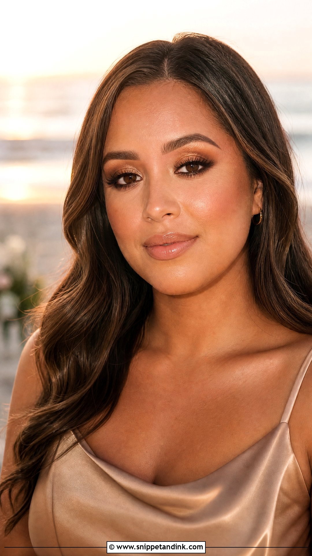 Bronze Smokey Eye Wedding Makeup - Snippet and Ink - 20 Smokey Eye Wedding Makeup Ideas