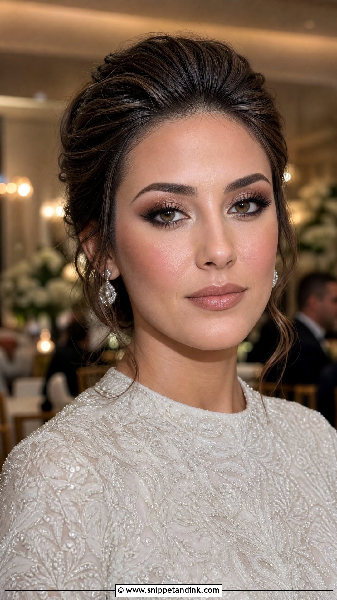 Bronze Smokey Eye Wedding Makeup For Brown Eyes - Snippet and Ink - 20 Bronze Wedding Makeup for Brown Eyes