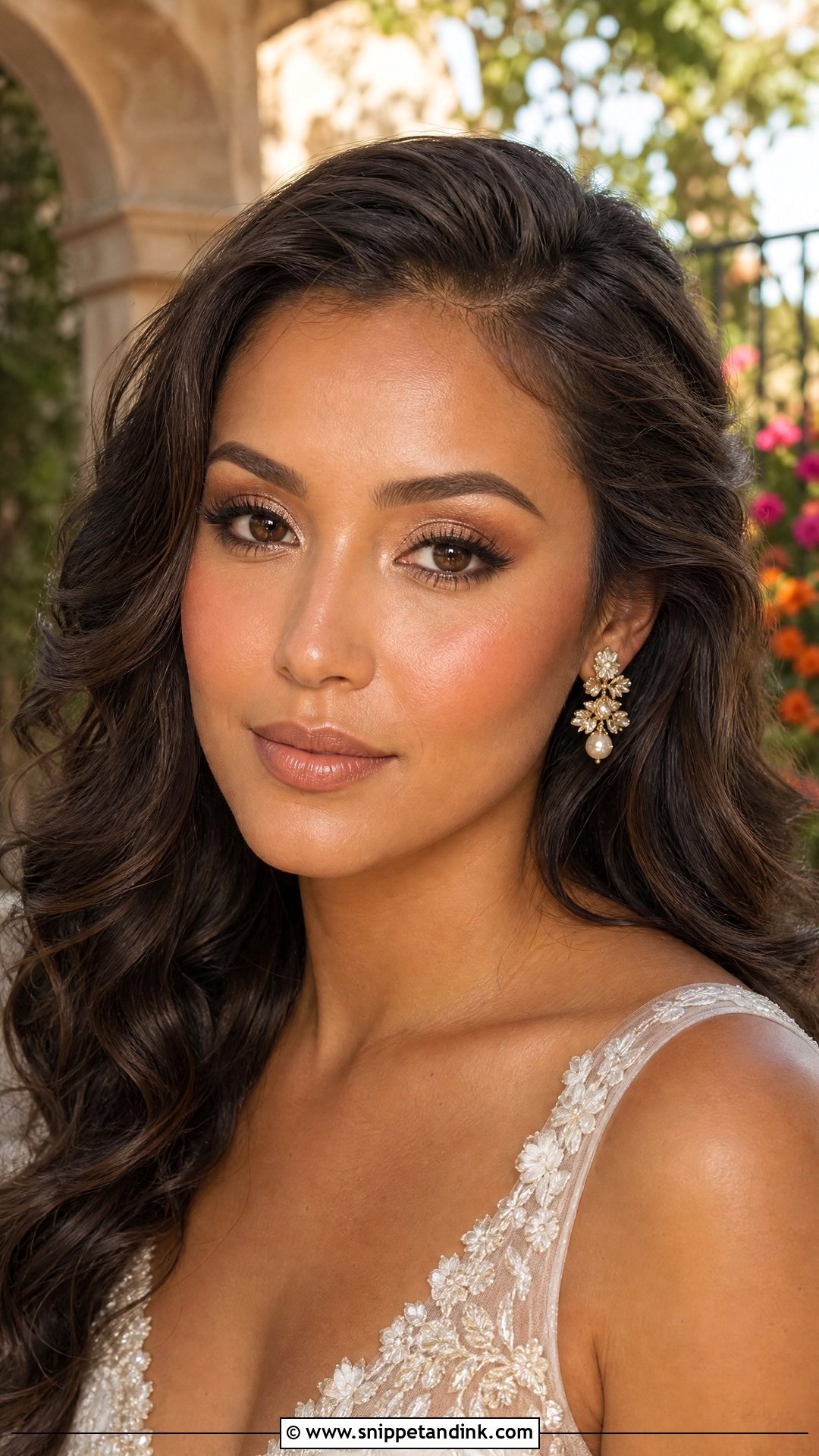 Bronze Spring Bridal Makeup - Snippet and Ink - 20 Spring Bridal Makeup Ideas