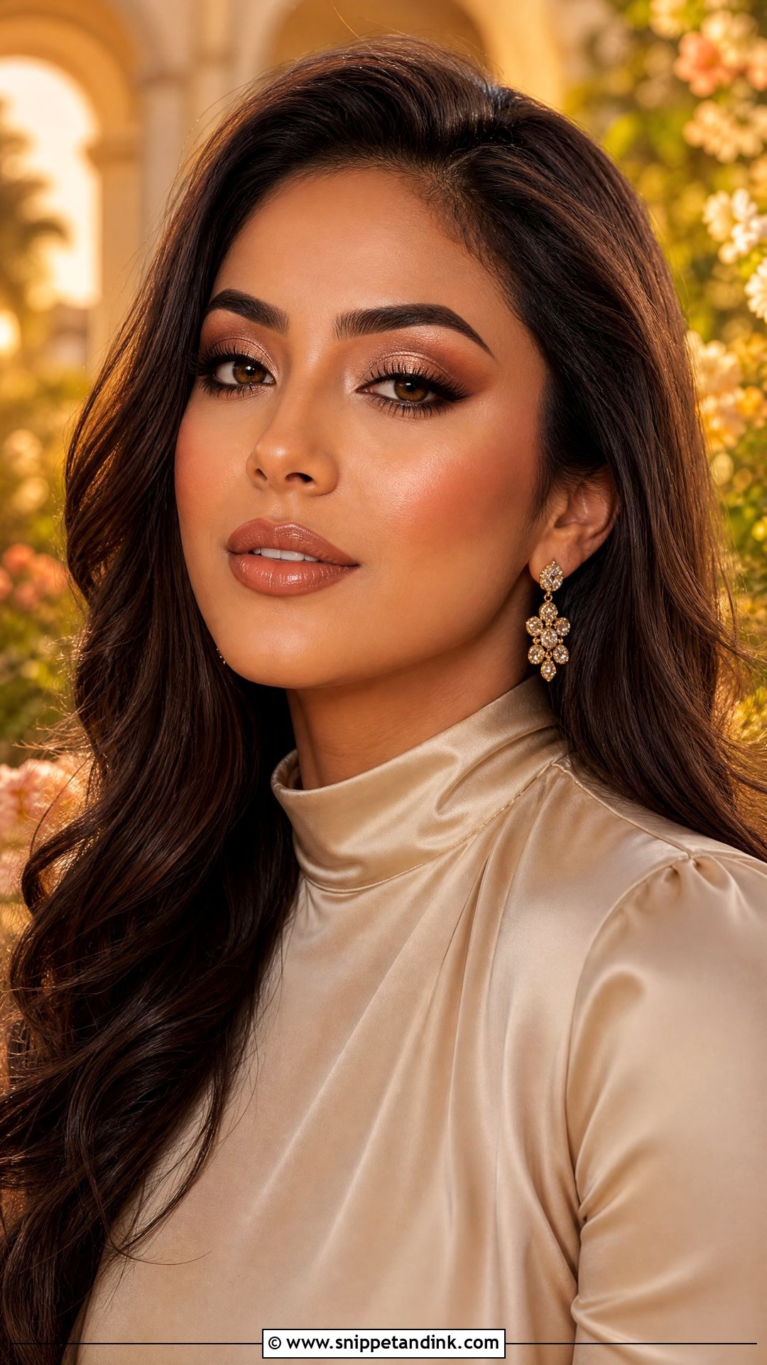 Bronze Spring Wedding Makeup - Snippet and Ink - 20 Spring Wedding Makeup Looks