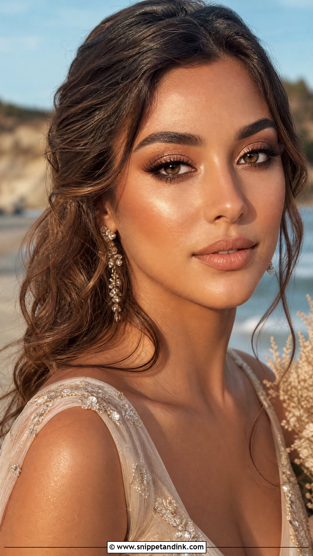 Bronze Wedding Eye Makeup - Snippet and Ink - 20 Wedding Eye Makeup Ideas