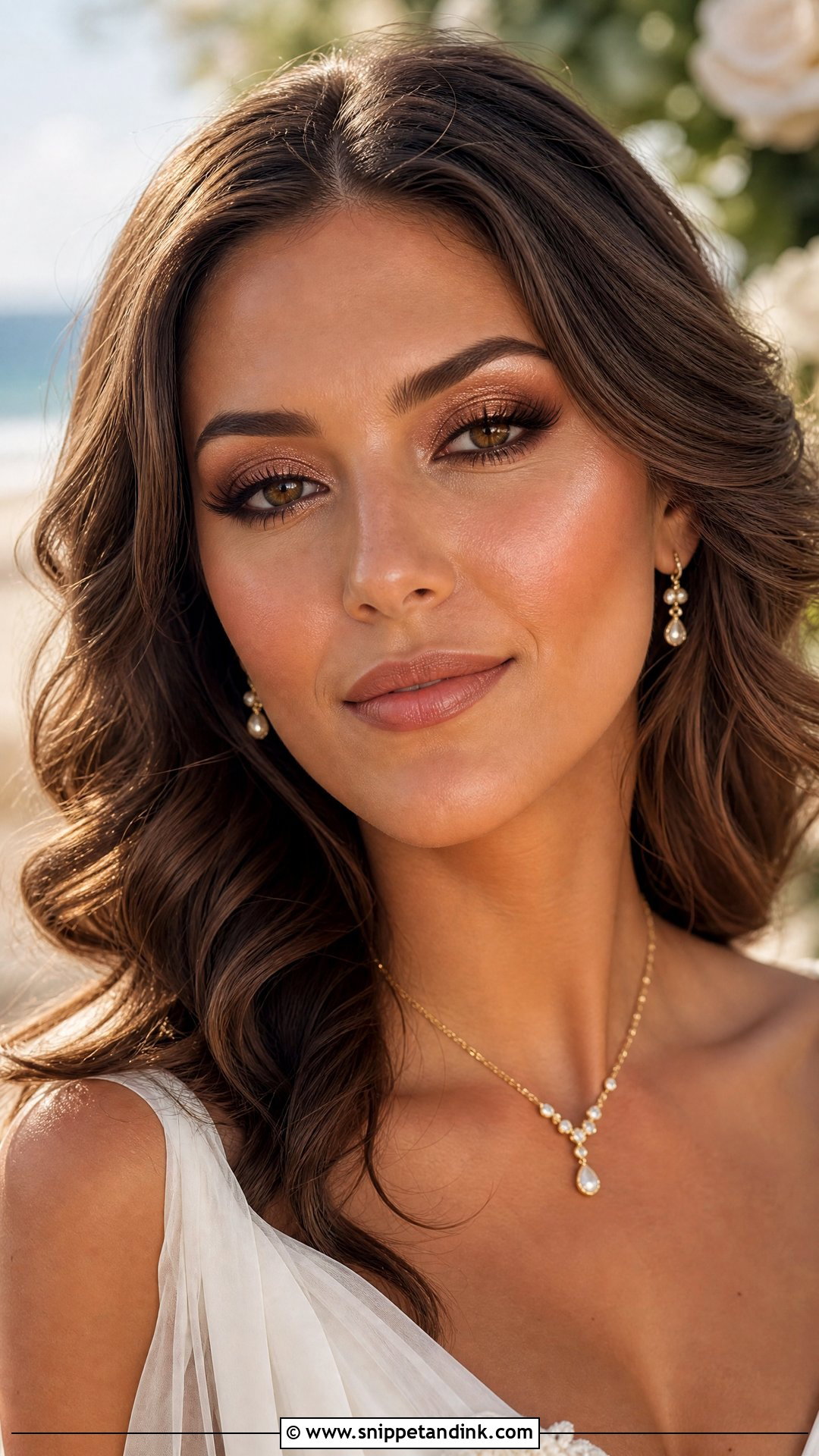 Bronze Wedding Eye Makeup - Snippet and Ink - 20 Eye Makeup for Wedding Ideas