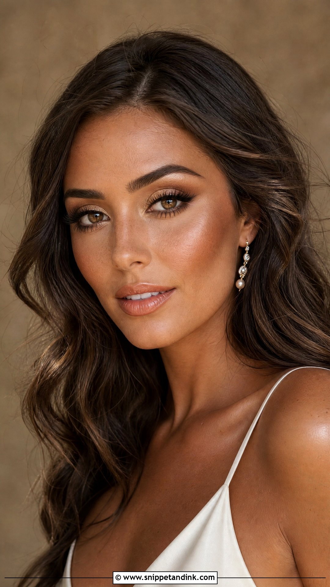Bronze Wedding Eyeliner - Snippet and Ink - 20 Wedding Makeup Eyeliner Ideas