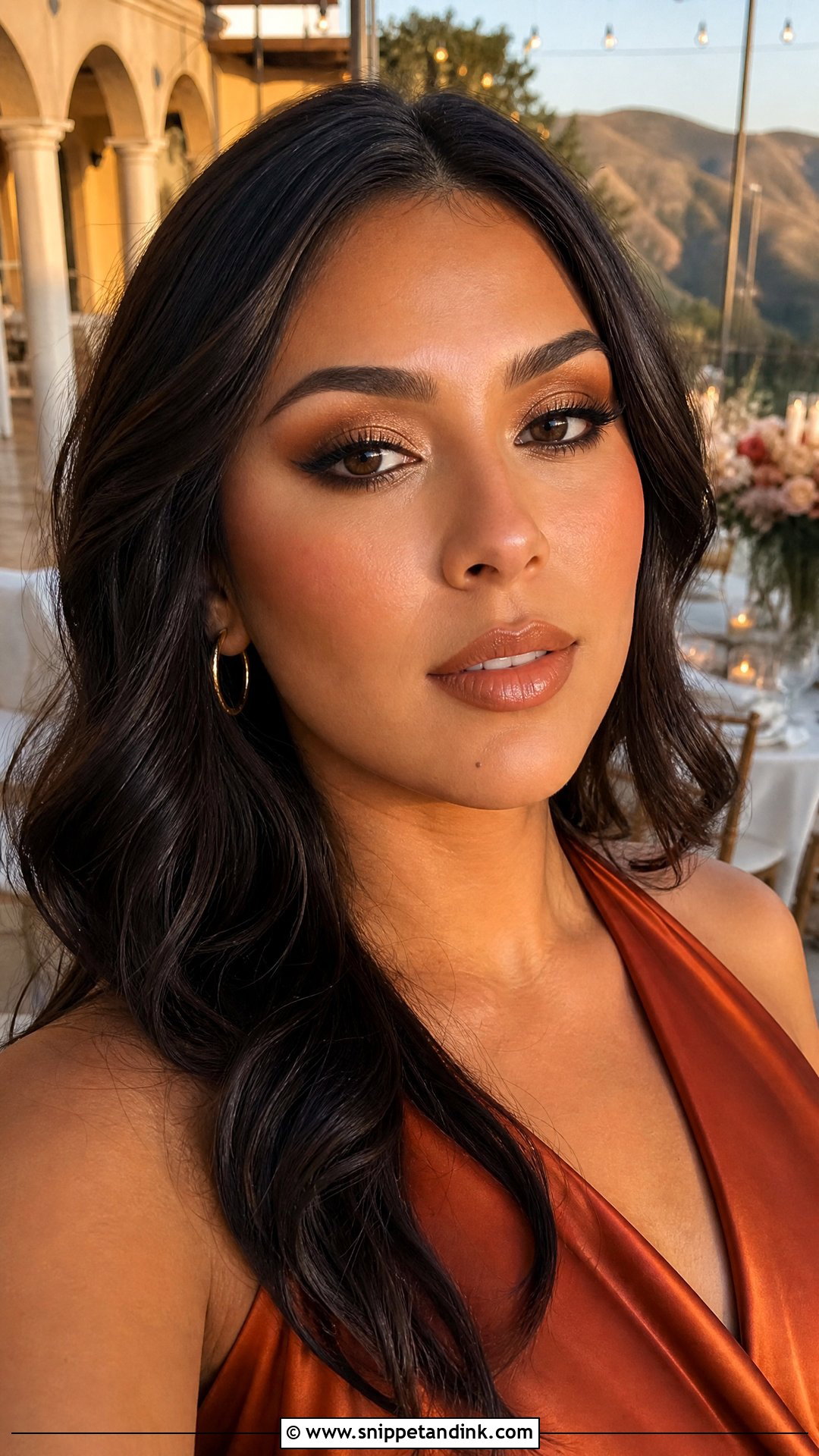 Bronze Wedding Guest Makeup For Hooded Eyes - Snippet and Ink - 20 Wedding Guest Makeup Hooded Eyes