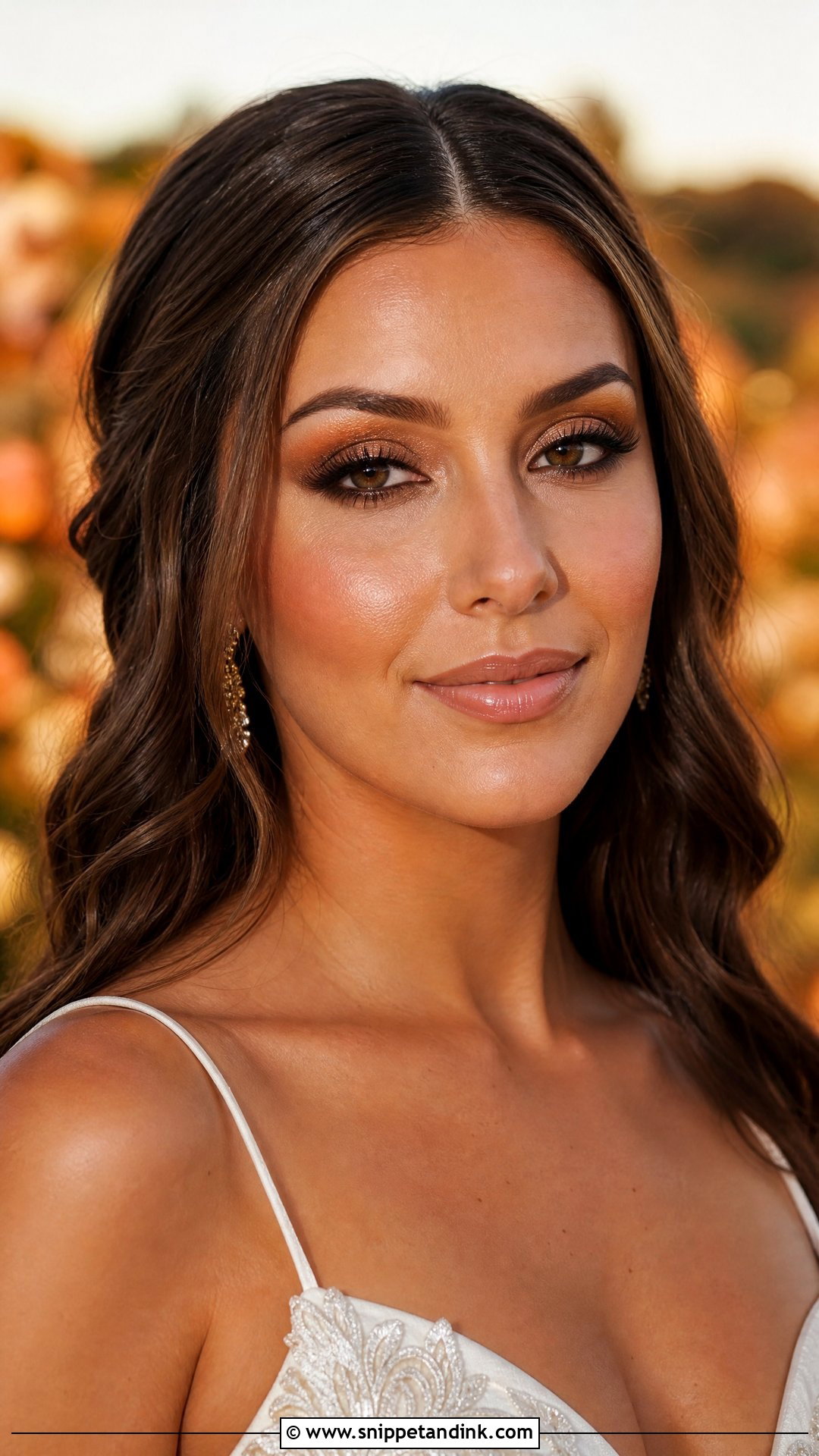 Bronze Wedding Makeup - Snippet and Ink - 20 Wedding Make Ideas