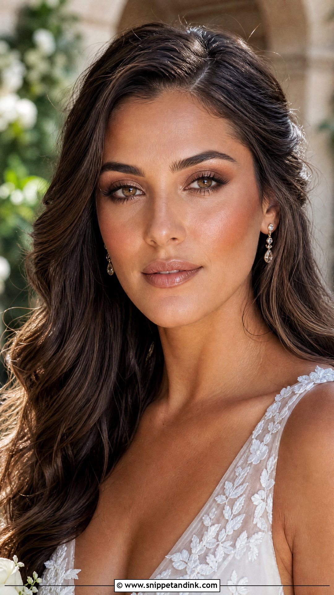 Bronze Wedding Makeup - Snippet and Ink - 25 Wedding Makeup Inspiration Ideas
