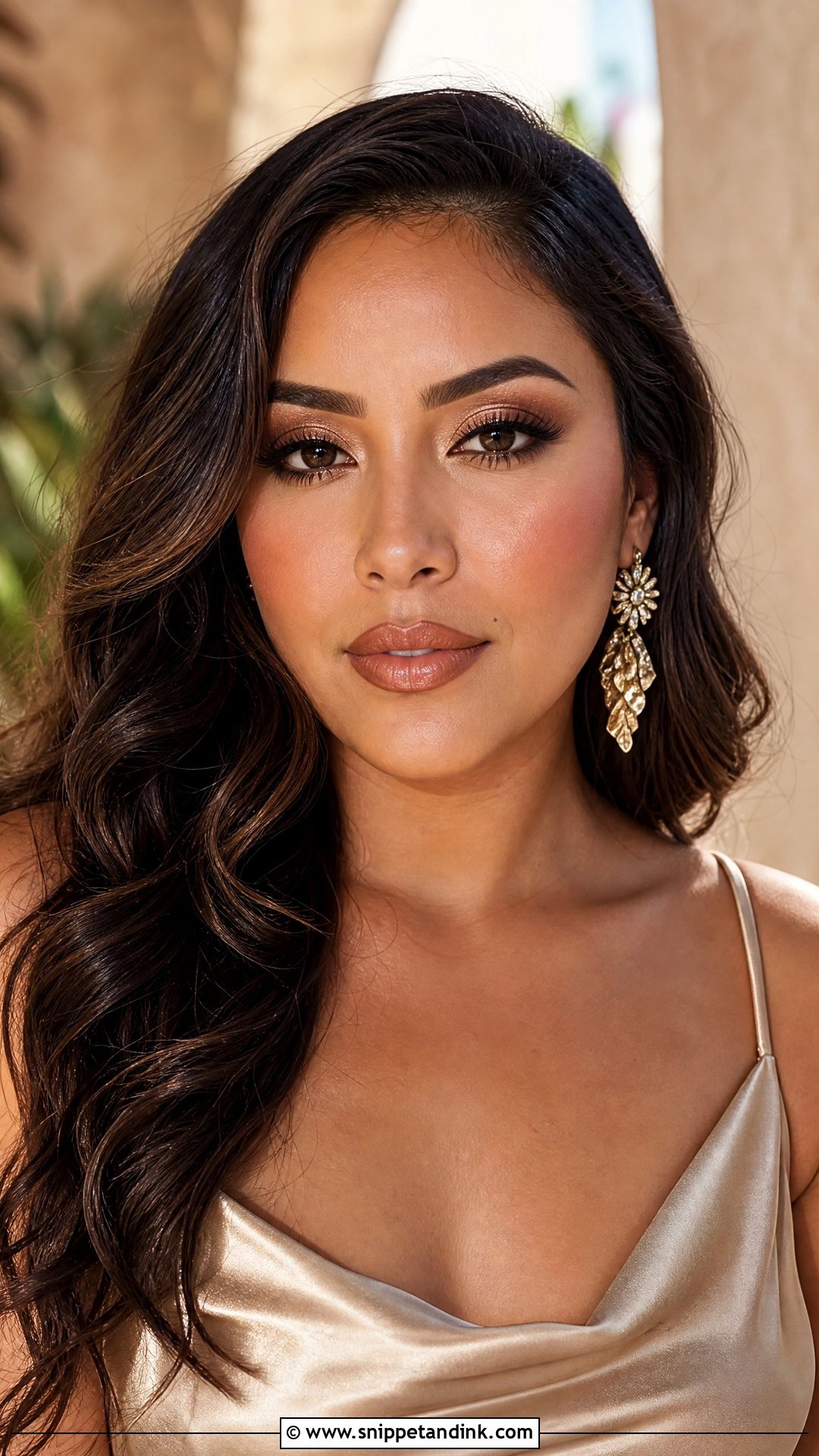Bronze Wedding Makeup - Snippet and Ink - 30 Makeup Ideas for Wedding