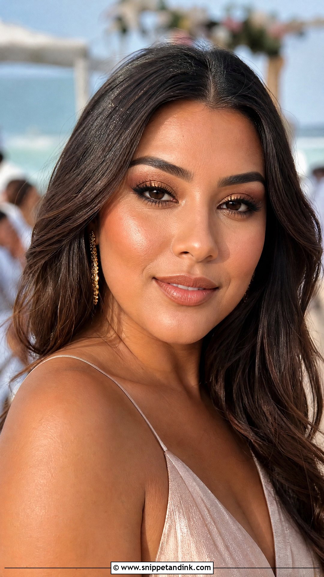 Bronze Wedding Makeup - Snippet and Ink - 20 Easy Wedding Makeup Ideas