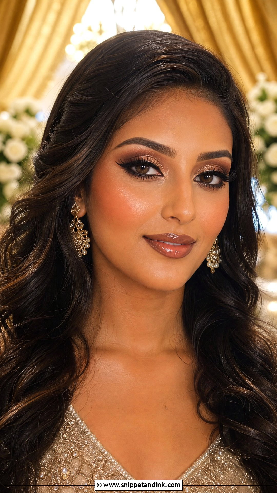 Bronze Wedding Makeup For Black Women - Snippet and Ink - 20 Wedding Makeup for Black Women