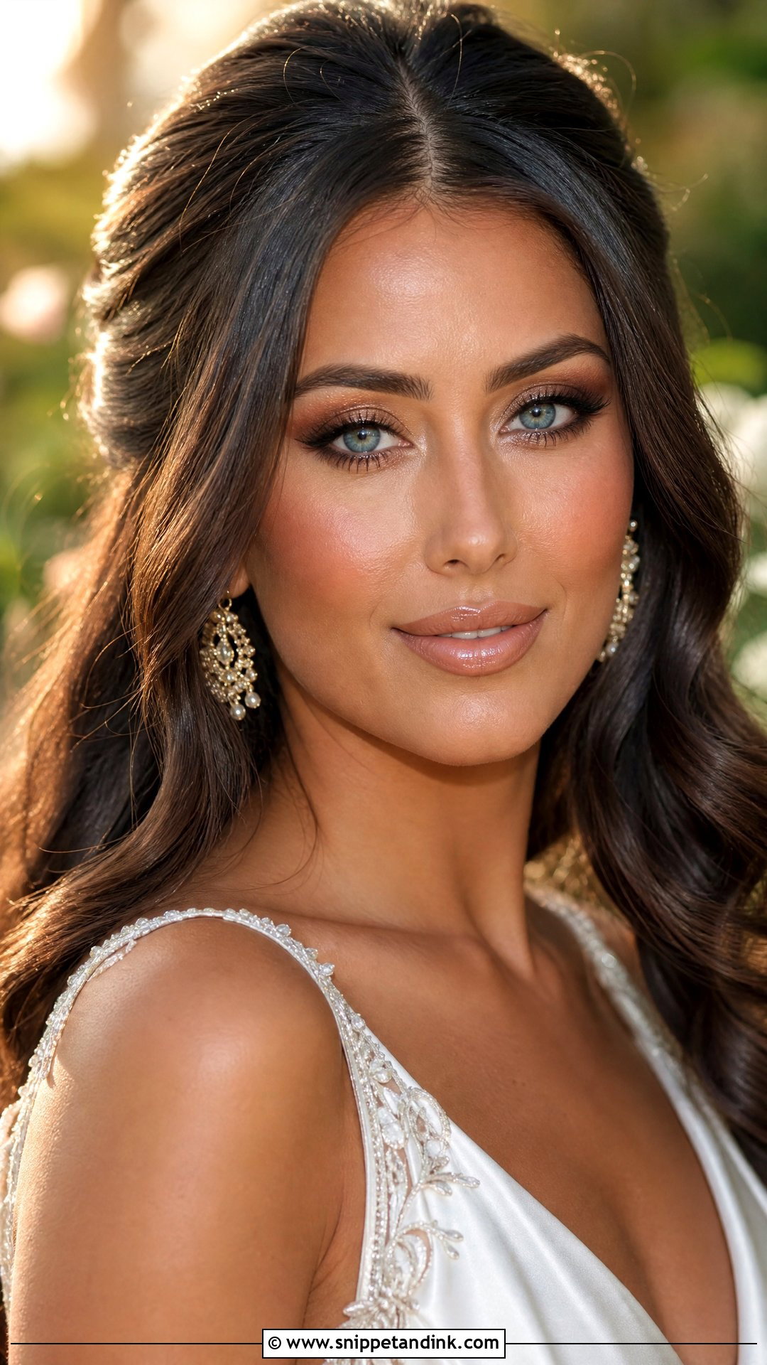Bronze Wedding Makeup For Blue Eyes - Snippet and Ink - 35 Wedding Makeup for Blue Eyes