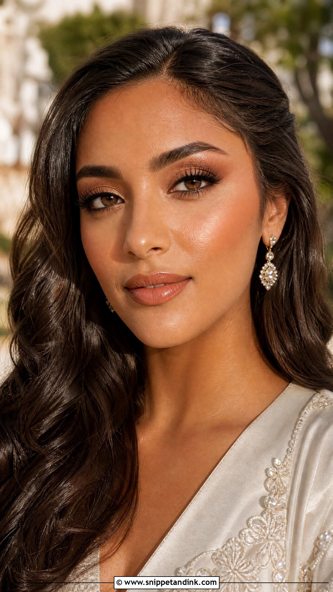 Bronze Wedding Makeup For Brown Eyes - Snippet and Ink - 20 Wedding Make Up Looks Brides Brown Eyes