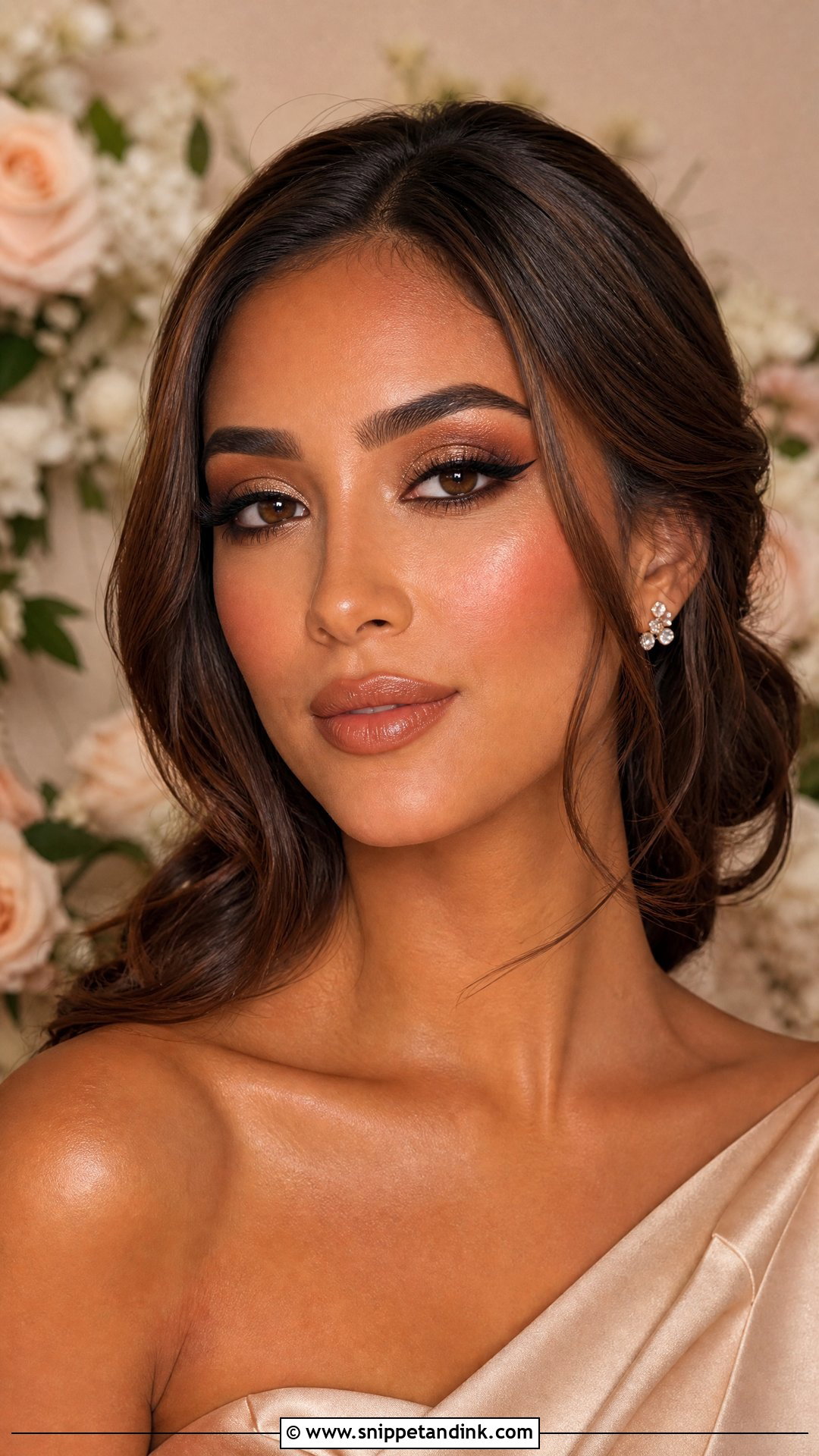 Bronze Wedding Makeup For Brown Eyes - Snippet and Ink - 20 Wedding Makeup Ideas for Brown Eyes