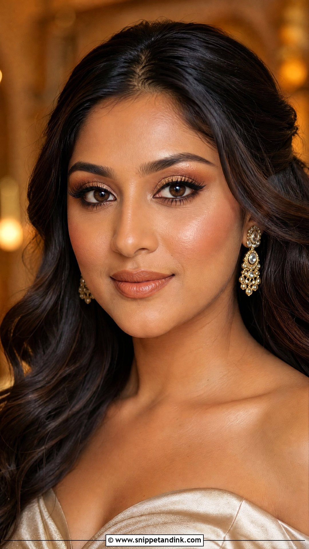 Bronze Wedding Makeup For Brown Eyes - Snippet and Ink - 20 Brown Eye Wedding Makeup Ideas