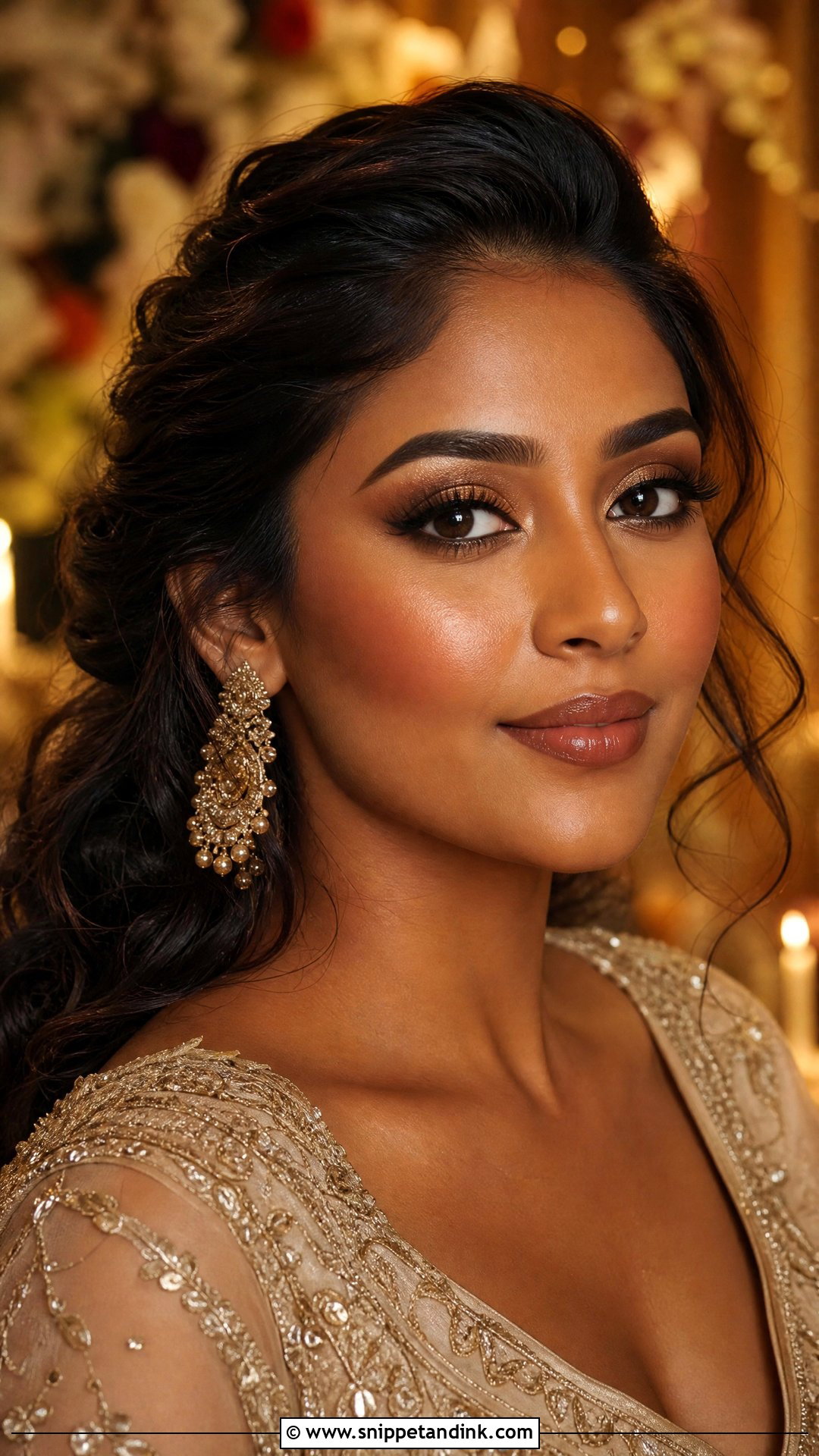 Bronze Wedding Makeup For Dark Skin - Snippet and Ink - 20 Wedding Makeup for Dark Skin Ideas