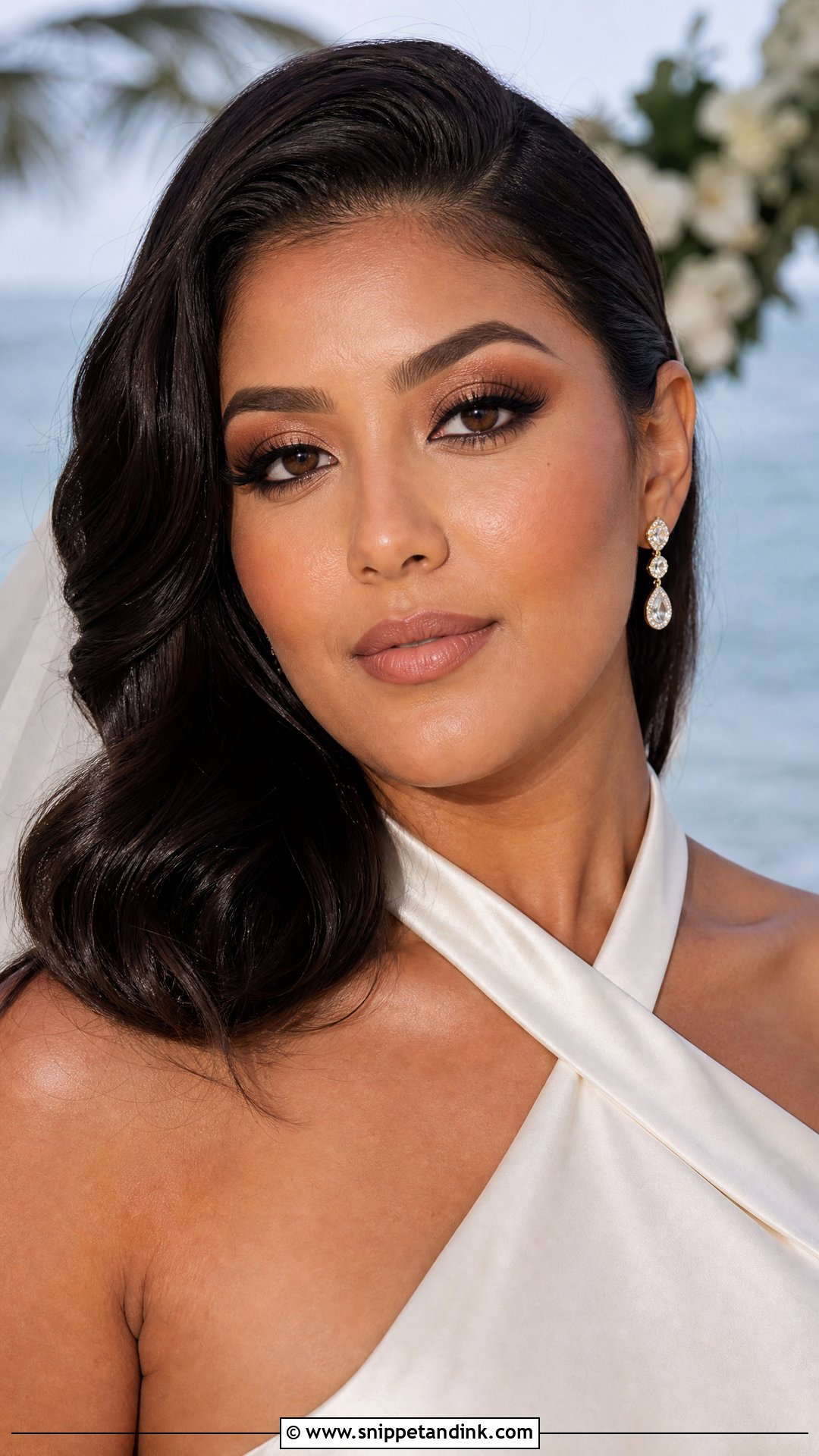 Bronze Wedding Makeup For Round Face - Snippet and Ink - 20 Wedding Makeup Round Face Ideas