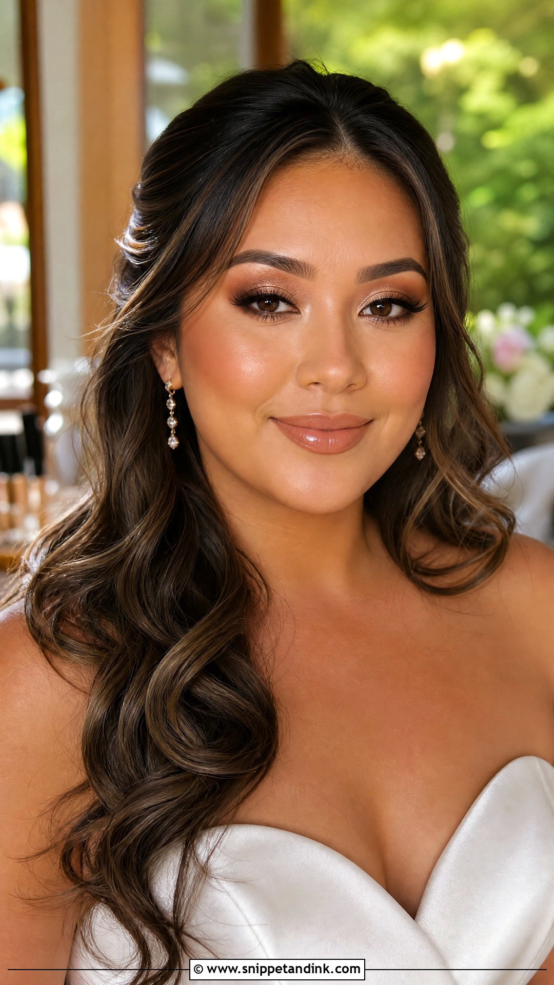 Bronze Wedding Makeup For Round Face - Snippet and Ink - 20 Wedding Makeup for Round Face Ideas