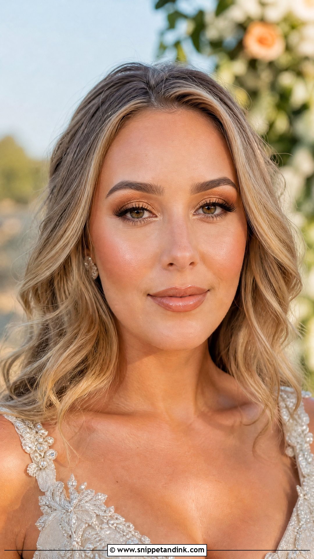 Bronze Wedding Makeup Look - Snippet and Ink - 25 Wedding Makeup Look Ideas