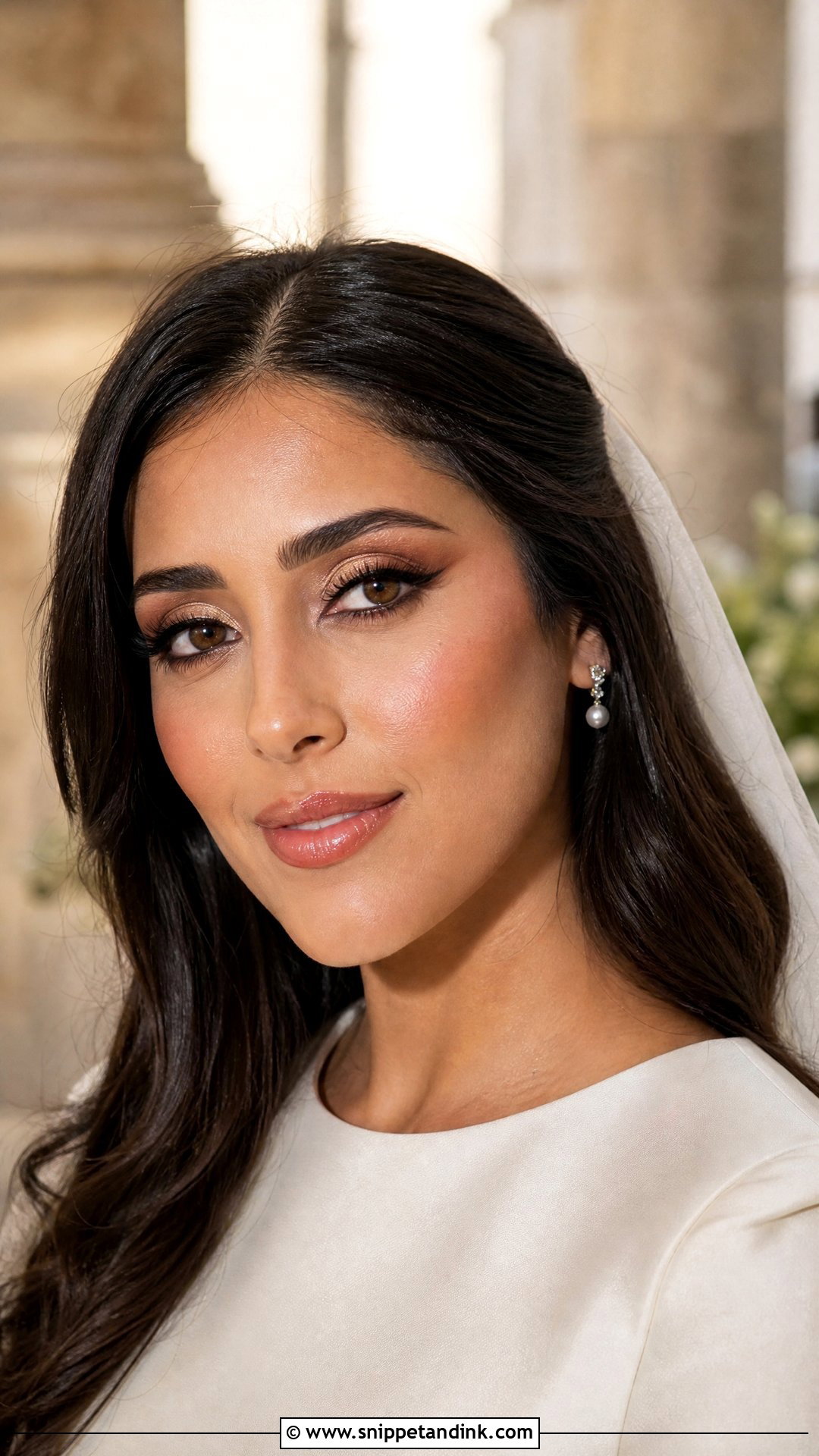 Bronze Winged Liner Wedding Makeup For Brown Eyes - Snippet and Ink - 20 Bronze Wedding Makeup for Brown Eyes