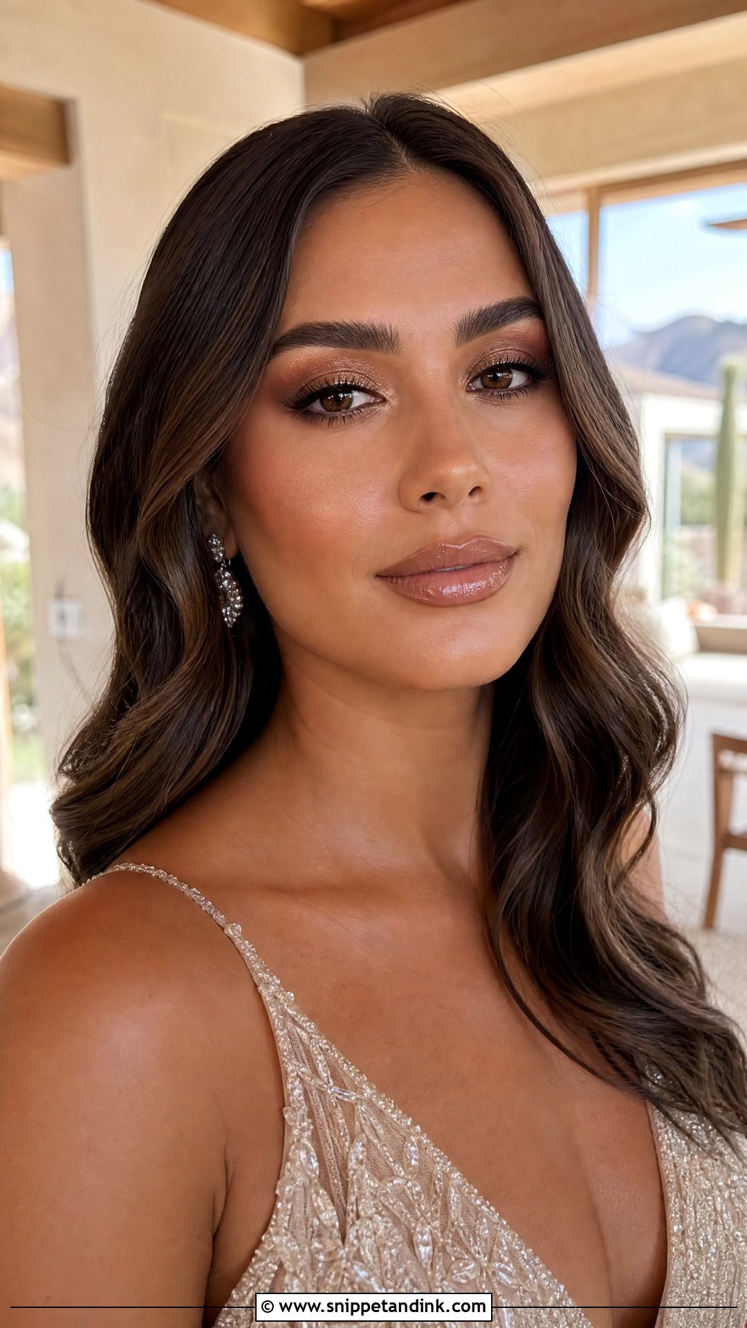 Bronzed Bridal Makeup - Snippet and Ink - 20 Best Bridal Makeup Ideas
