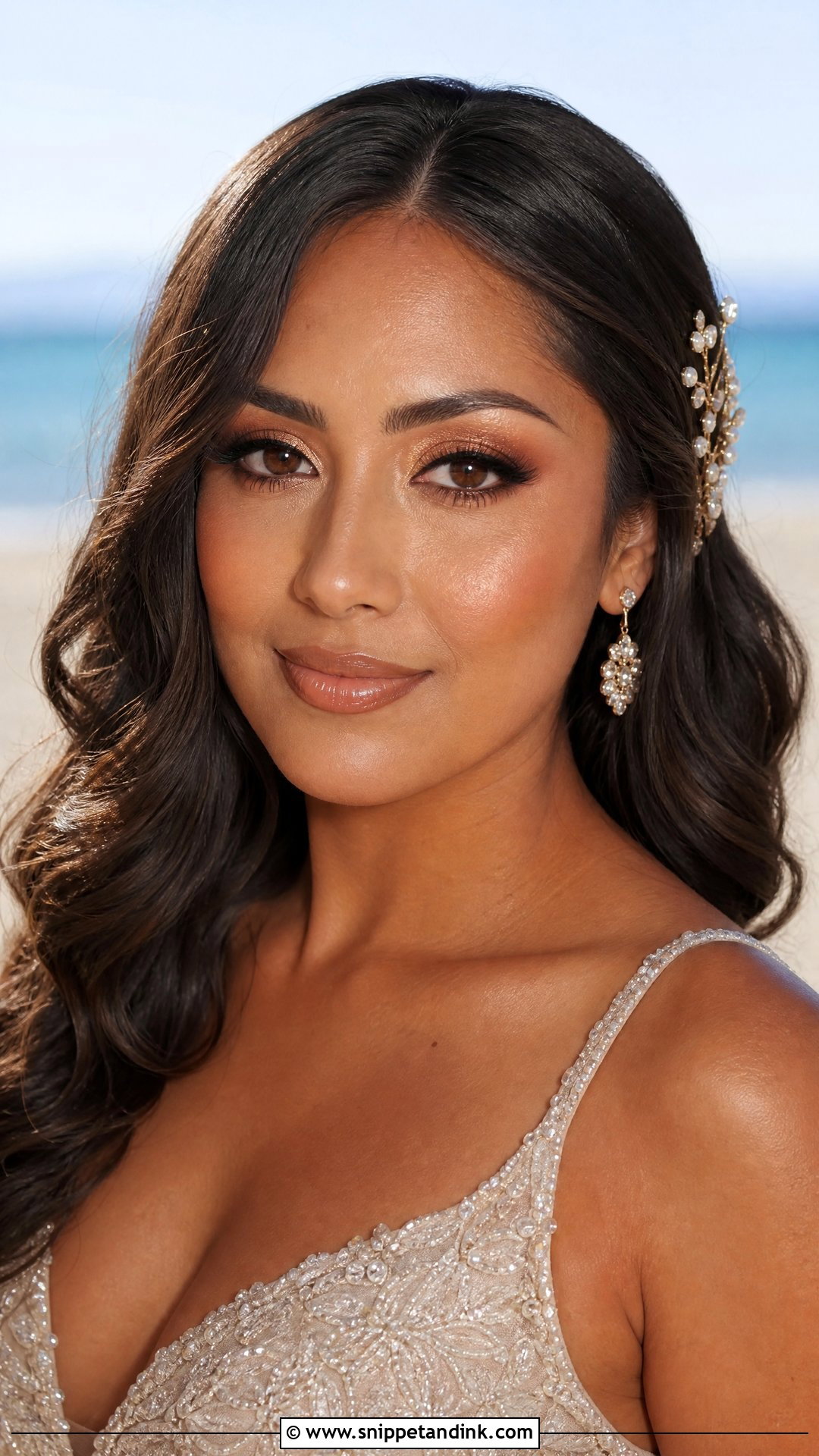 Bronzed Bridal Makeup - Snippet and Ink - 20 Wedding Bridal Makeup Ideas
