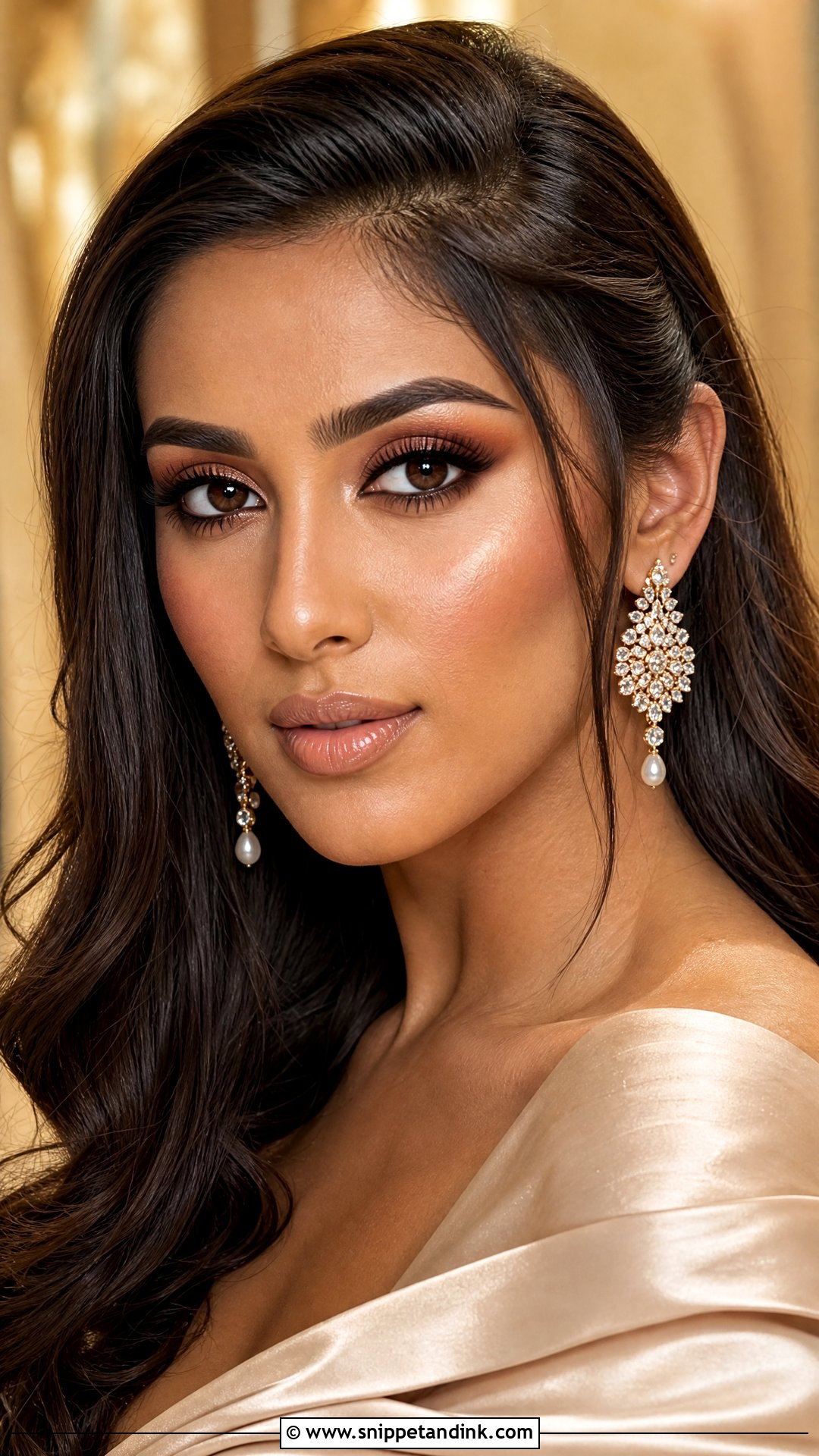 Bronzed Bridal Makeup - Snippet and Ink - 20 Bride Makeup Looks Wedding Day