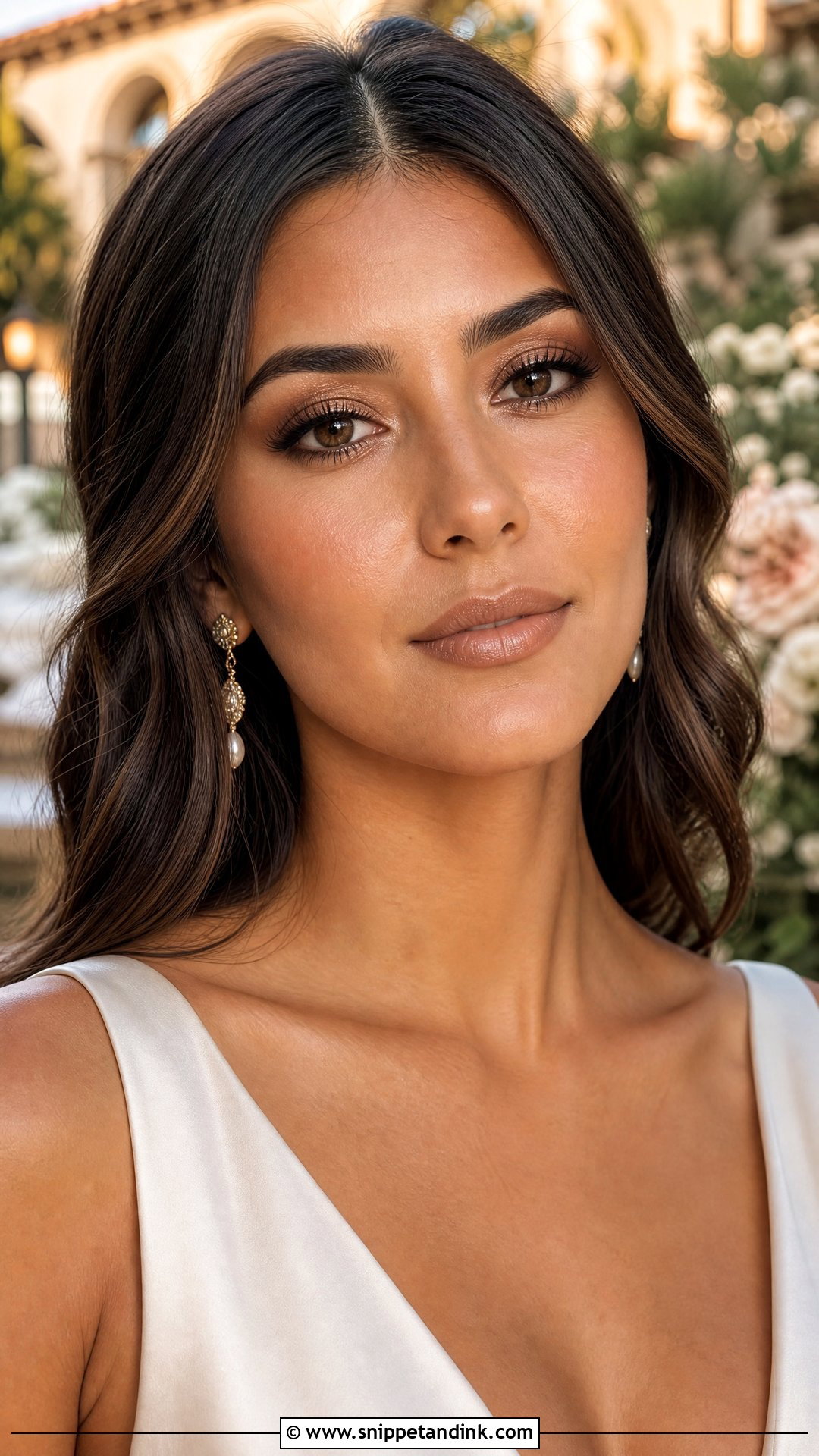 Bronzed Bridal Makeup For Olive Skin - Snippet and Ink - 20 Bronzed Bridal Makeup Ideas