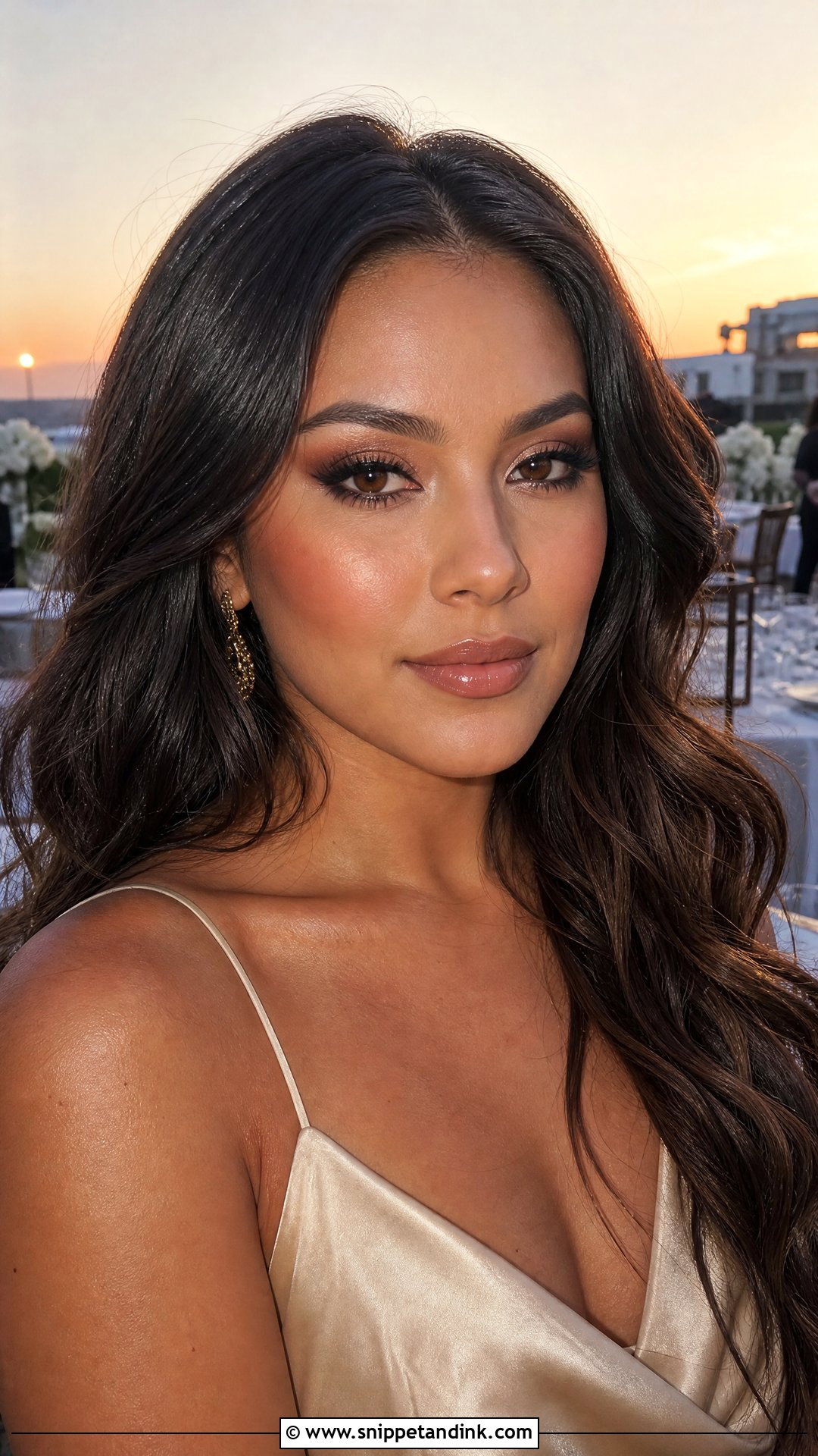 Bronzed Summer Wedding Makeup - Snippet and Ink - 25 Summer Wedding Makeup Ideas