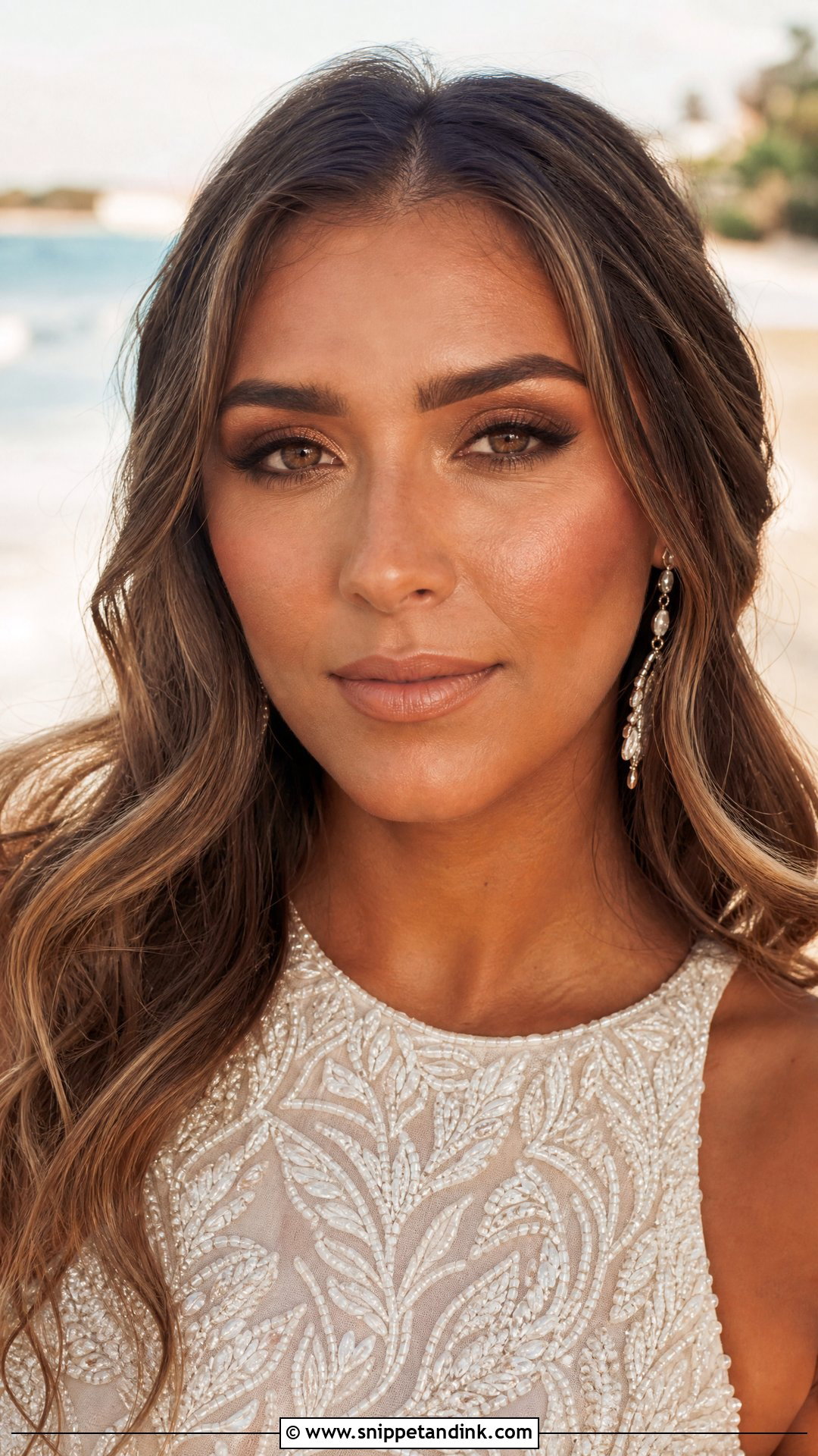 Bronzed Wedding Makeup - Snippet and Ink - 25 Clean Wedding Makeup Ideas