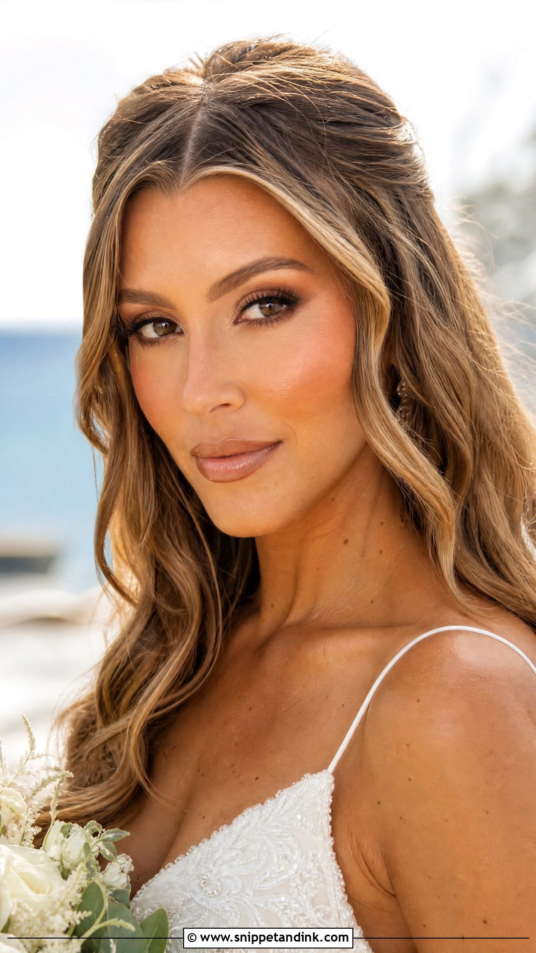 Bronzed Wedding Makeup - Snippet and Ink - 25 Light Wedding Makeup Ideas