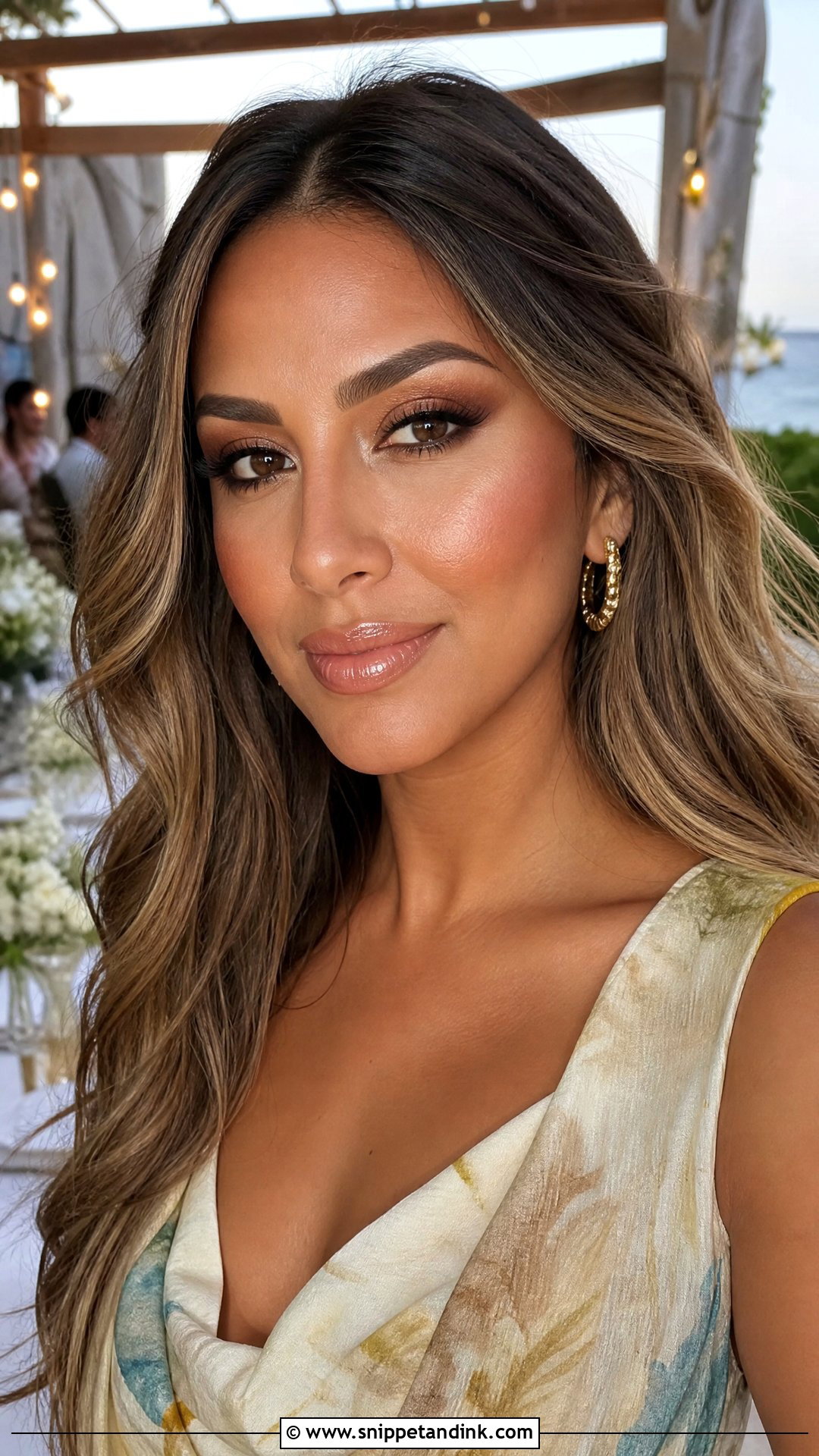Bronzed Wedding Makeup - Snippet and Ink - 25 Simple Makeup for Wedding Ideas