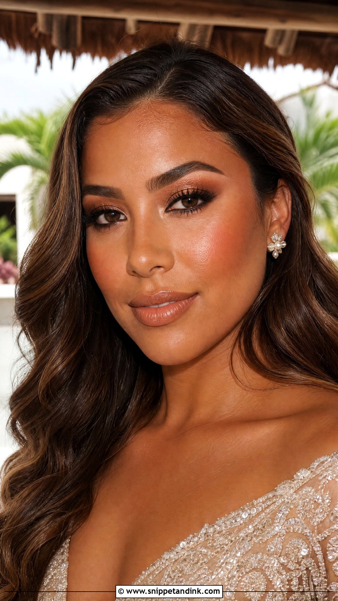 Bronzed Wedding Makeup - Snippet and Ink - 25 Subtle Wedding Makeup Ideas