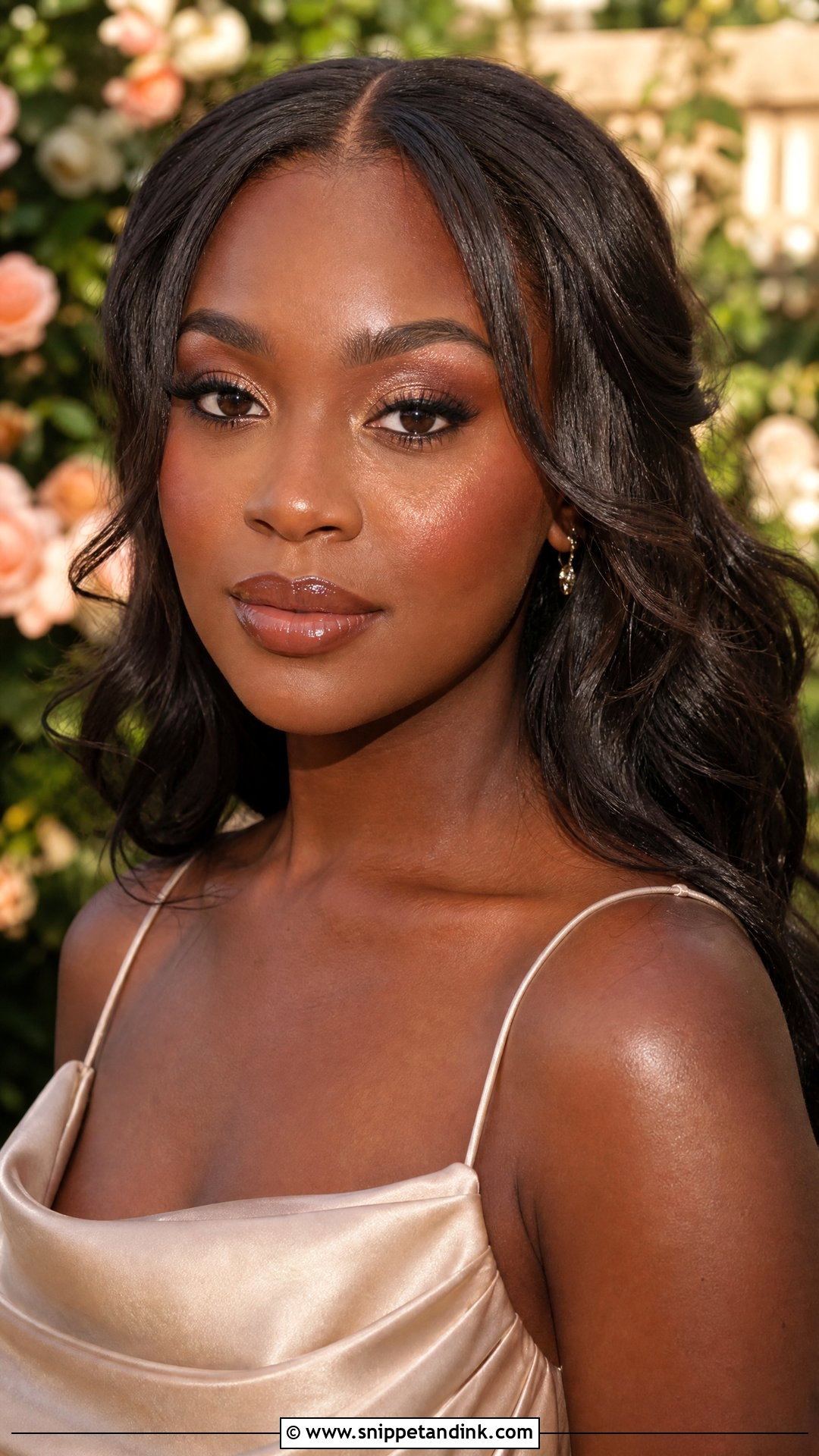 Bronzed Wedding Makeup For Dark Skin - Snippet and Ink - 25 Wedding Makeup Dark Skin Ideas